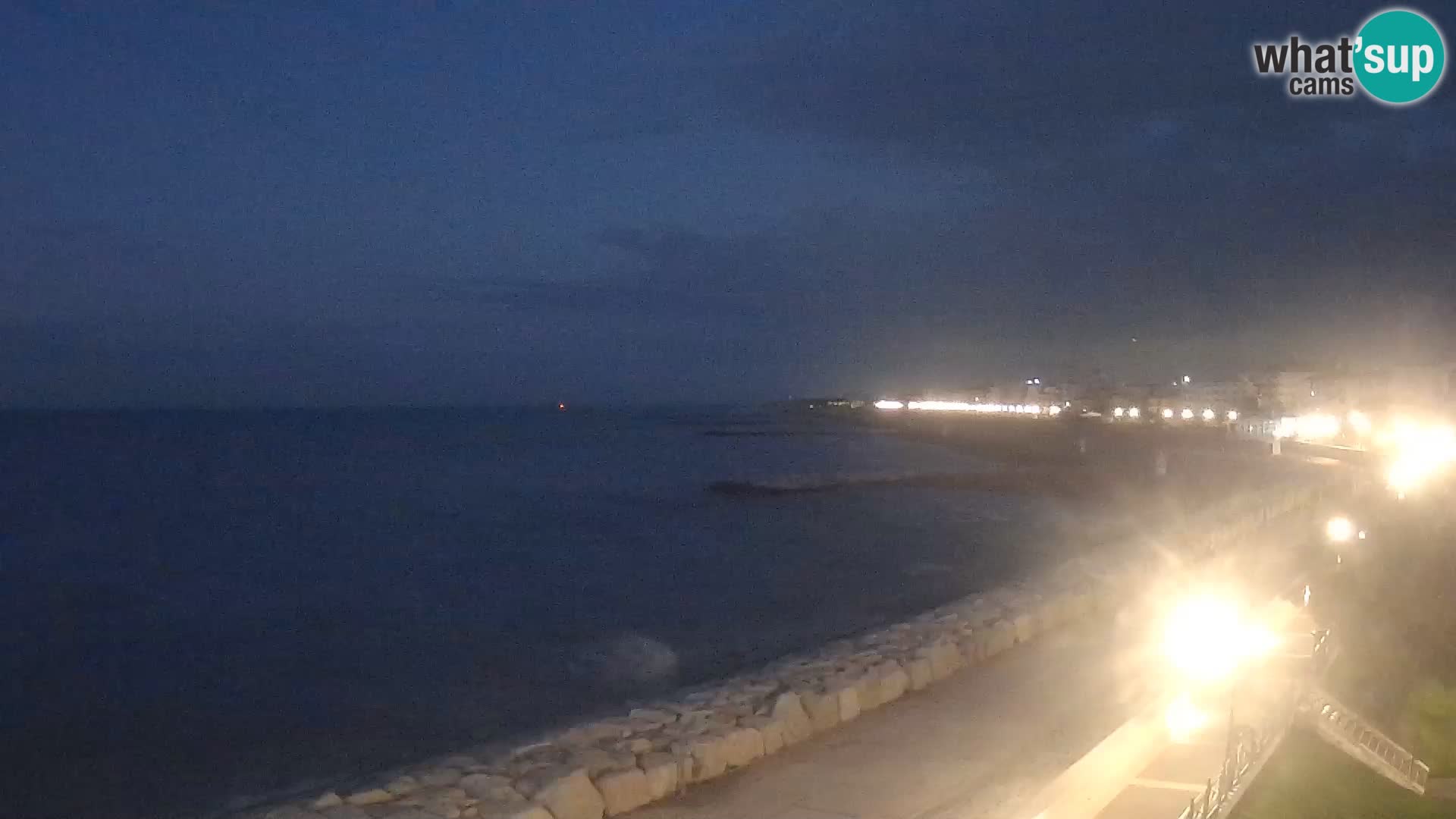 Webcam Caorle Ponente – Blick von Marinai di Caorle