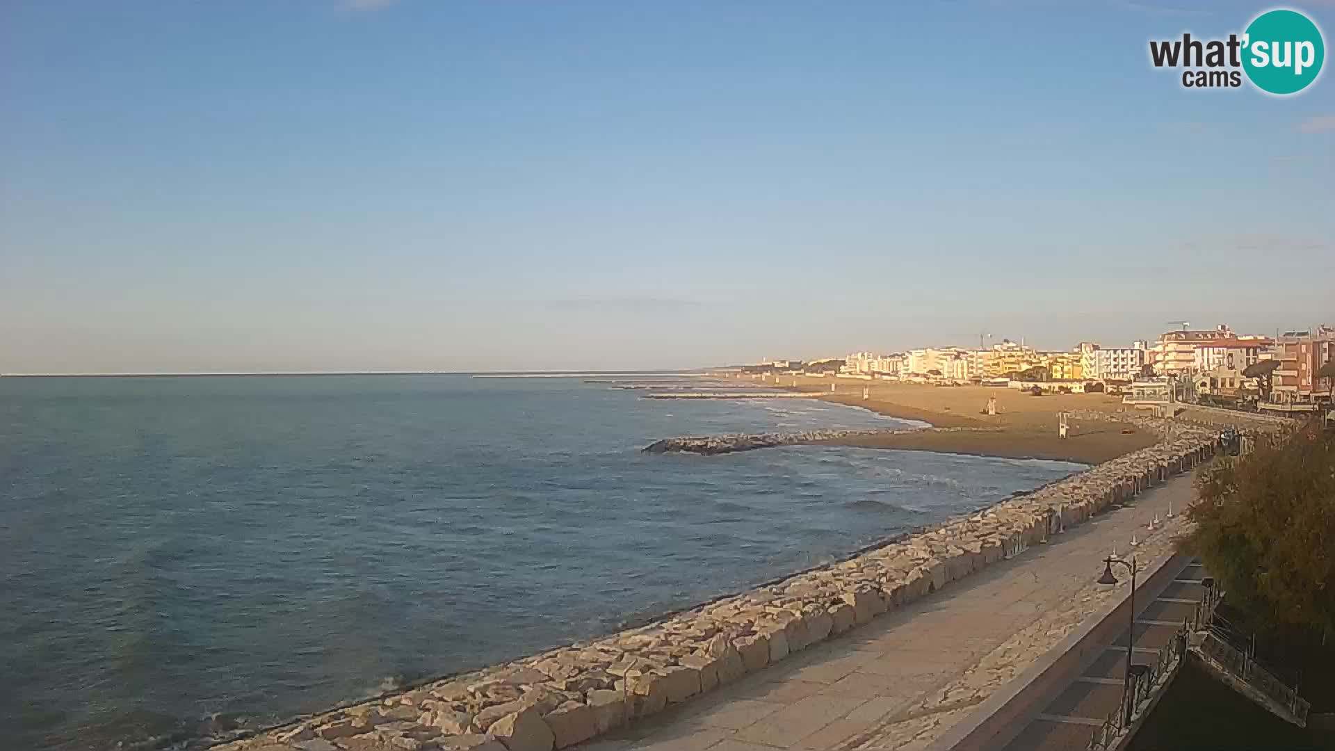 Webcam Caorle Ponente – Vue depuis les Marinai di Caorle