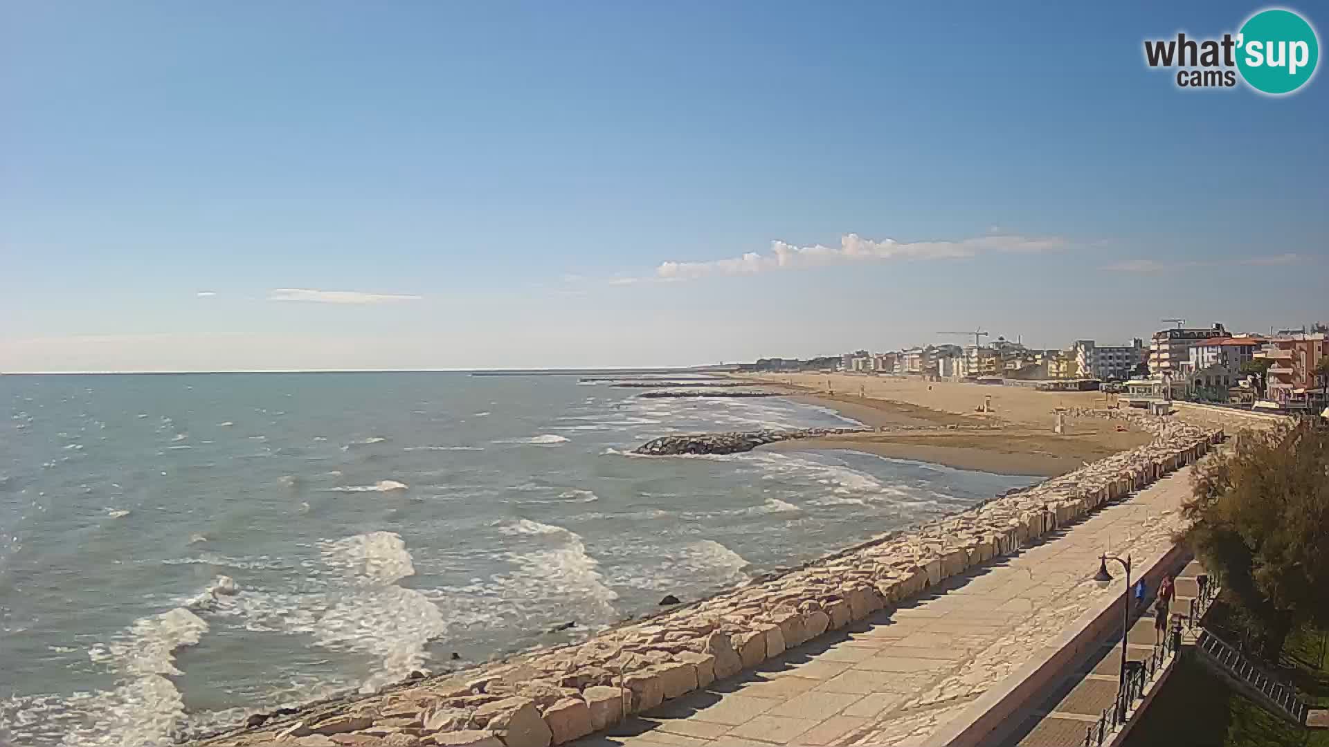 Webcam Caorle Ponente – View from Marinai di Caorle