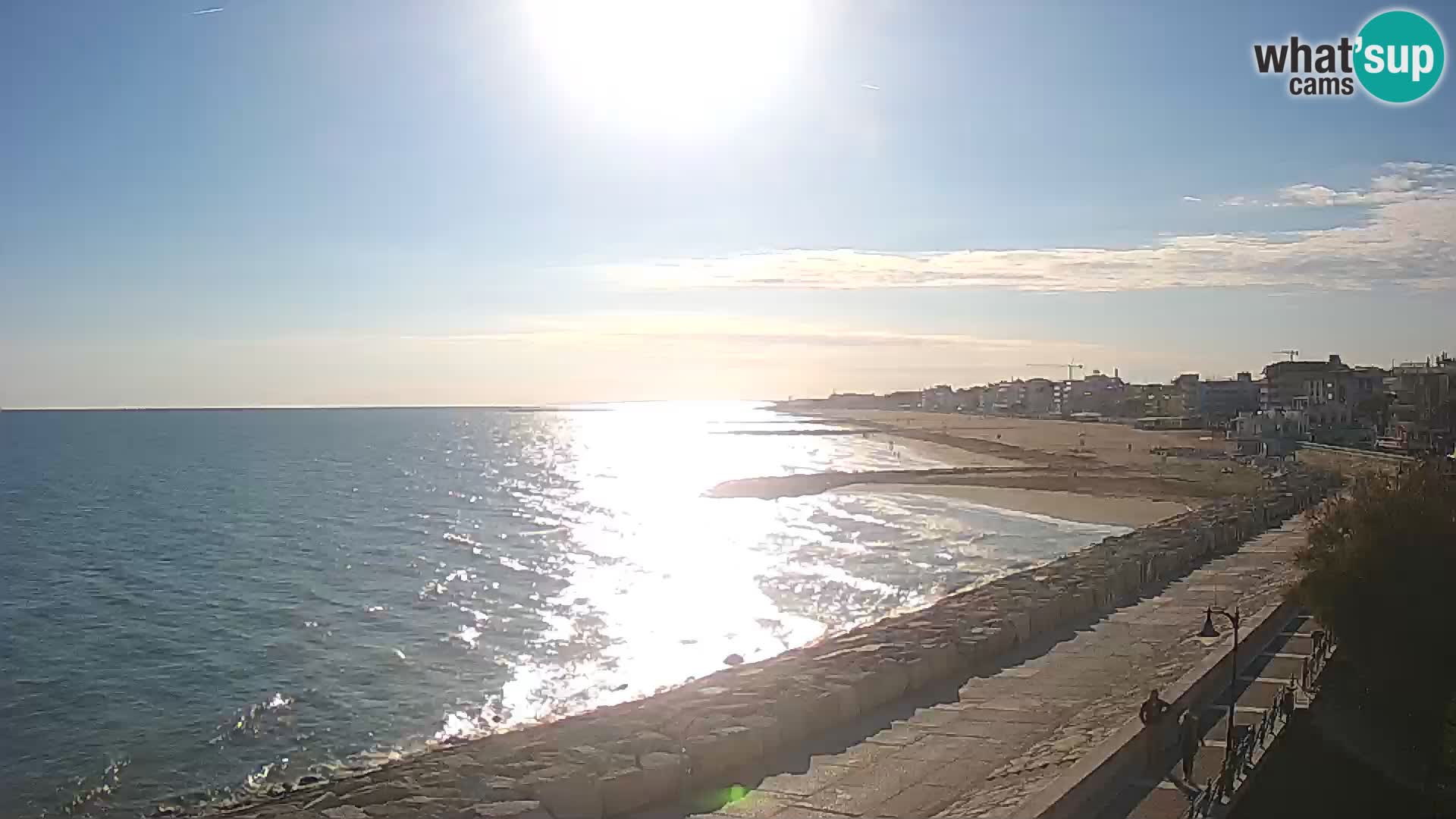 Webcam Caorle Ponente – Vue depuis les Marinai di Caorle