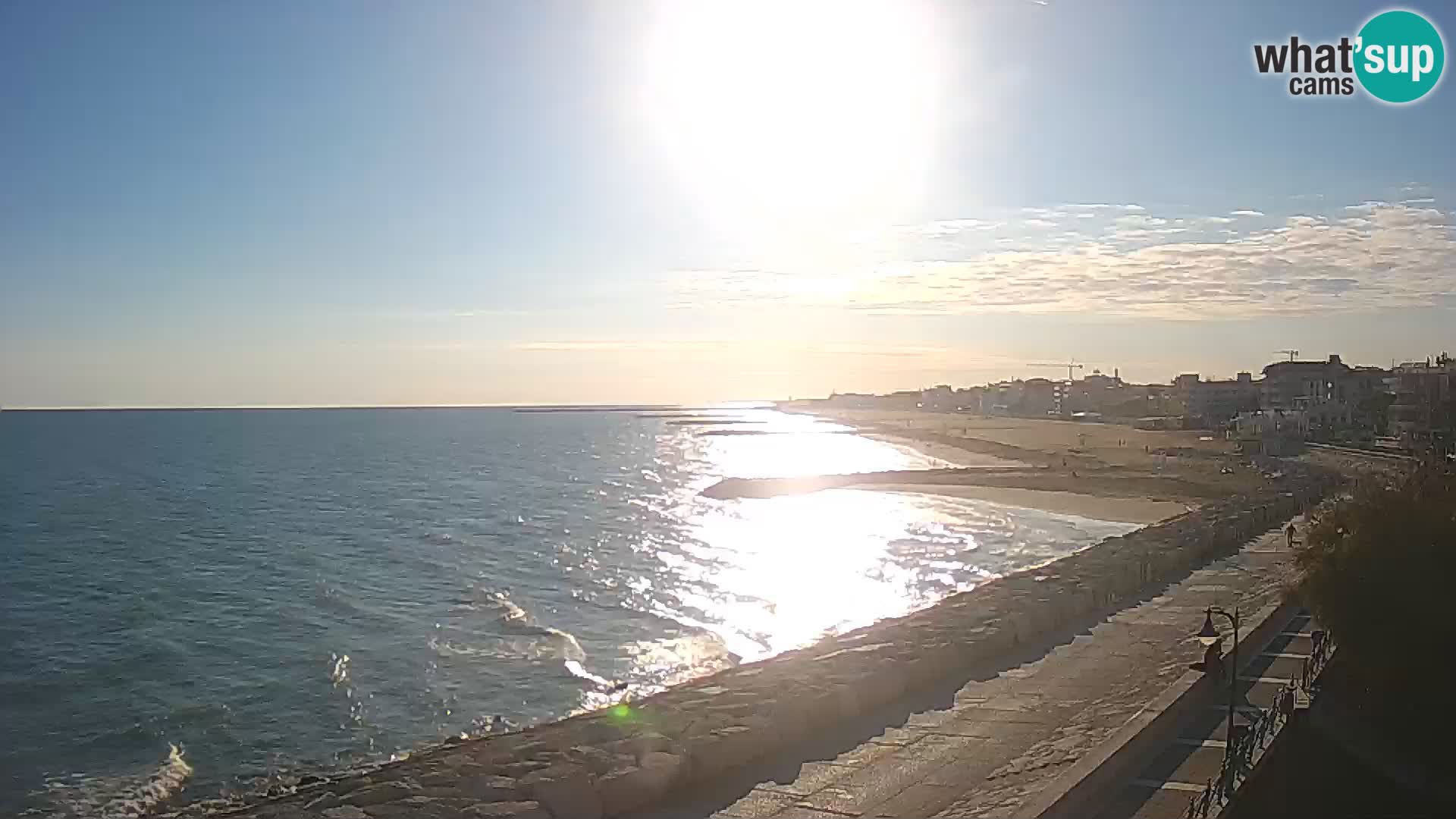 Webcam Caorle Ponente – Vue depuis les Marinai di Caorle