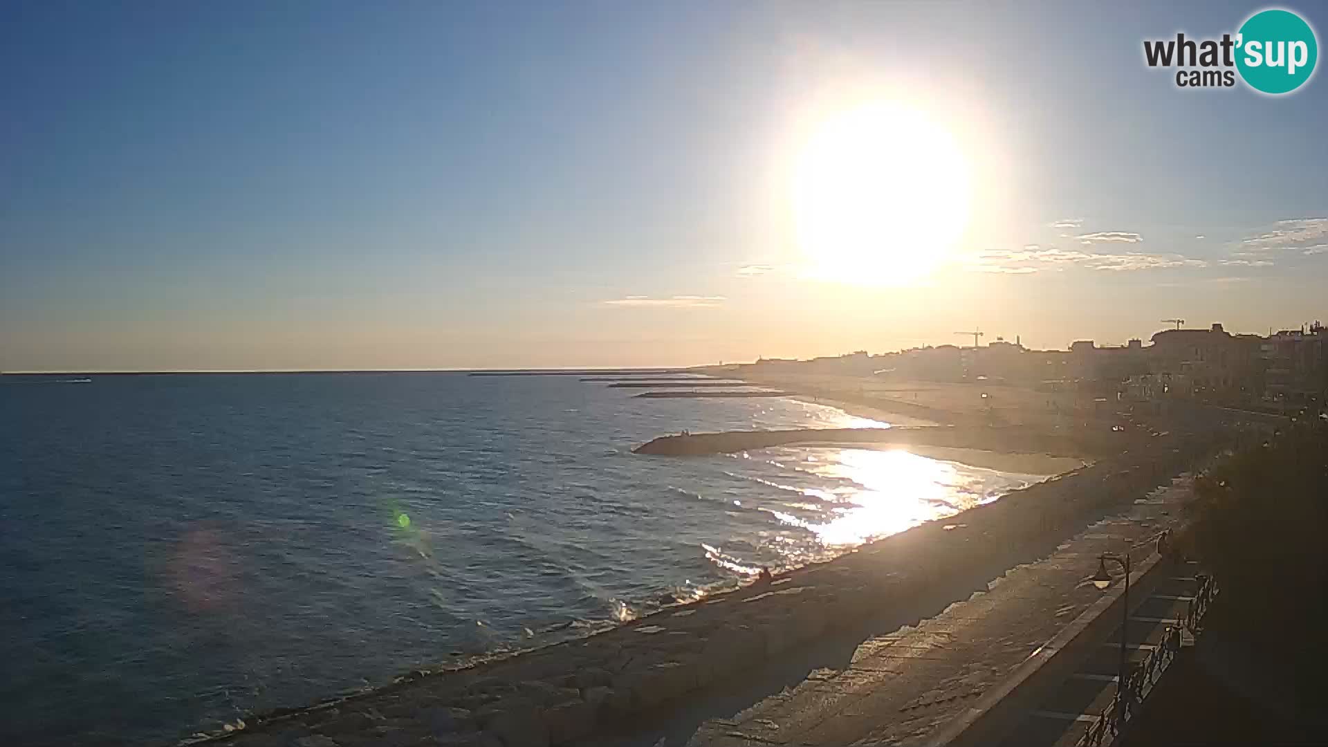 Webcam Caorle Ponente – View from Marinai di Caorle