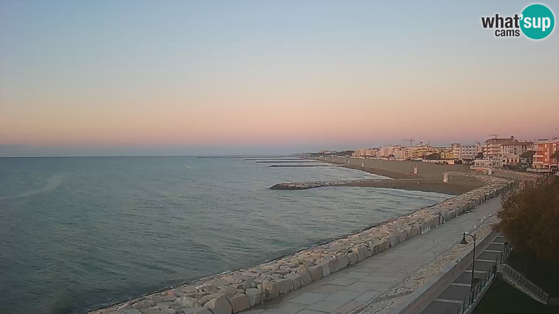 Webcam Caorle Ponente – Blick von Marinai di Caorle