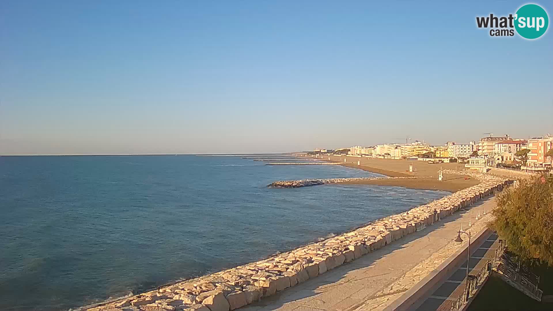 Webcam Caorle Ponente – panorama dall’ASS. Marinai di Caorle