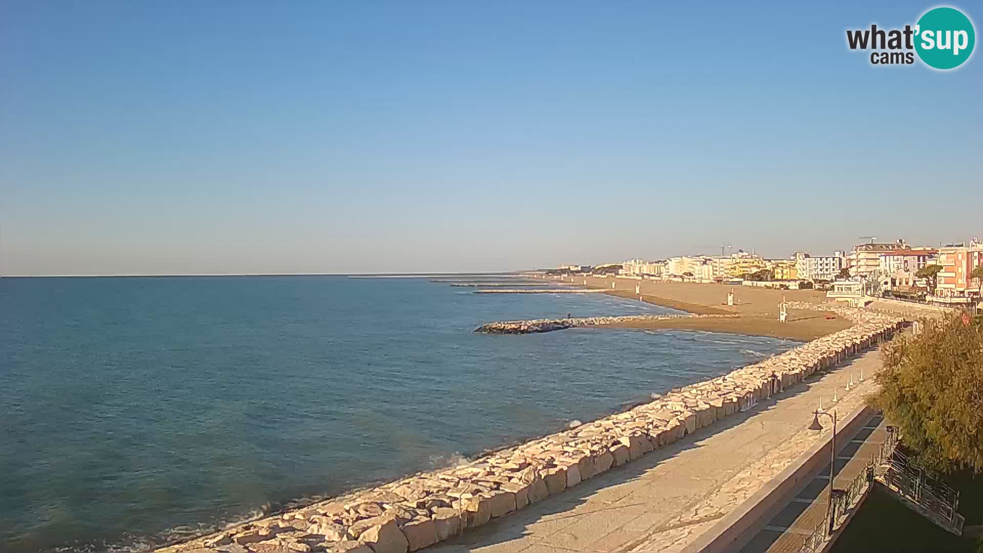 Webcam Caorle Ponente – panorama dall’ASS. Marinai di Caorle