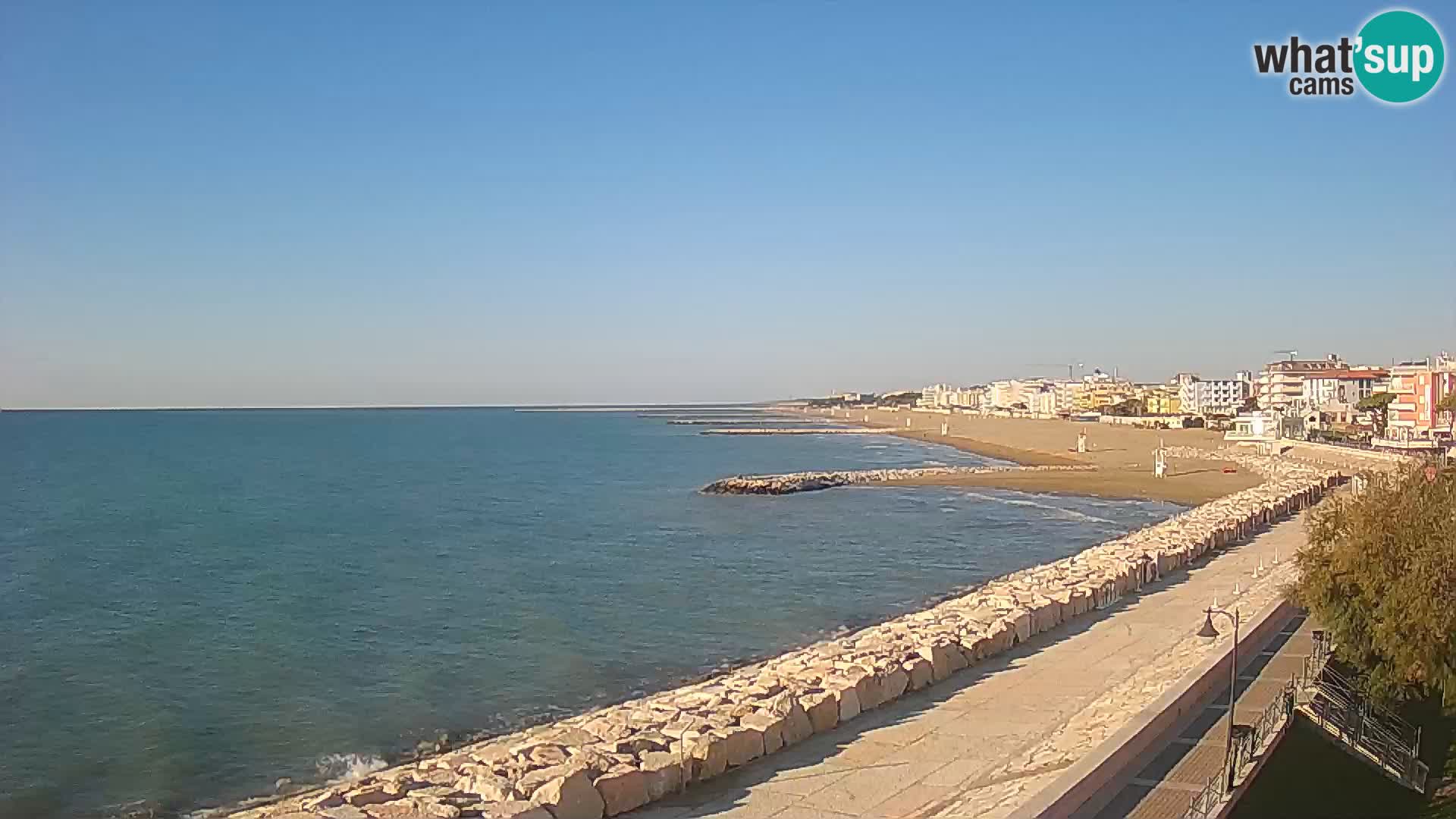 Webcam Caorle Ponente – panorama dall’ASS. Marinai di Caorle