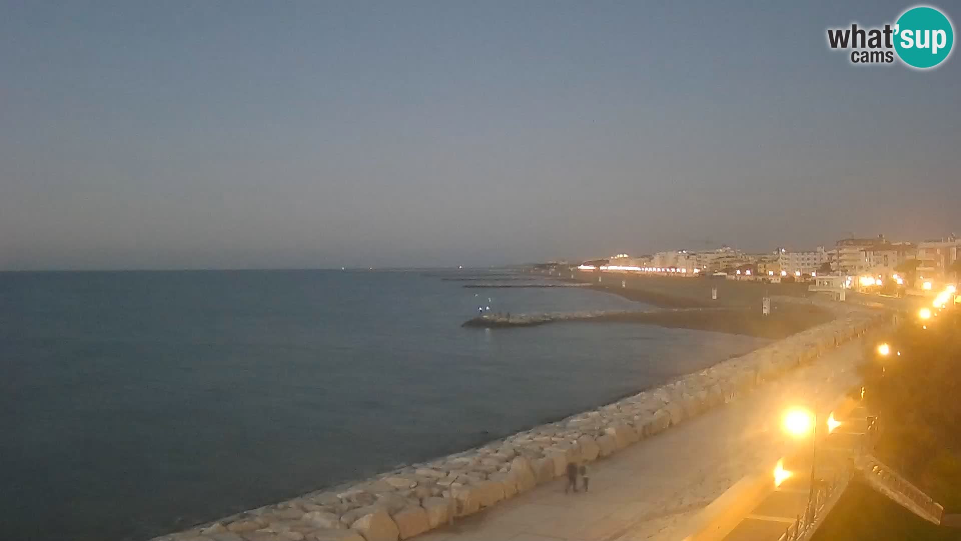 Webcam Caorle Ponente – Vue depuis les Marinai di Caorle