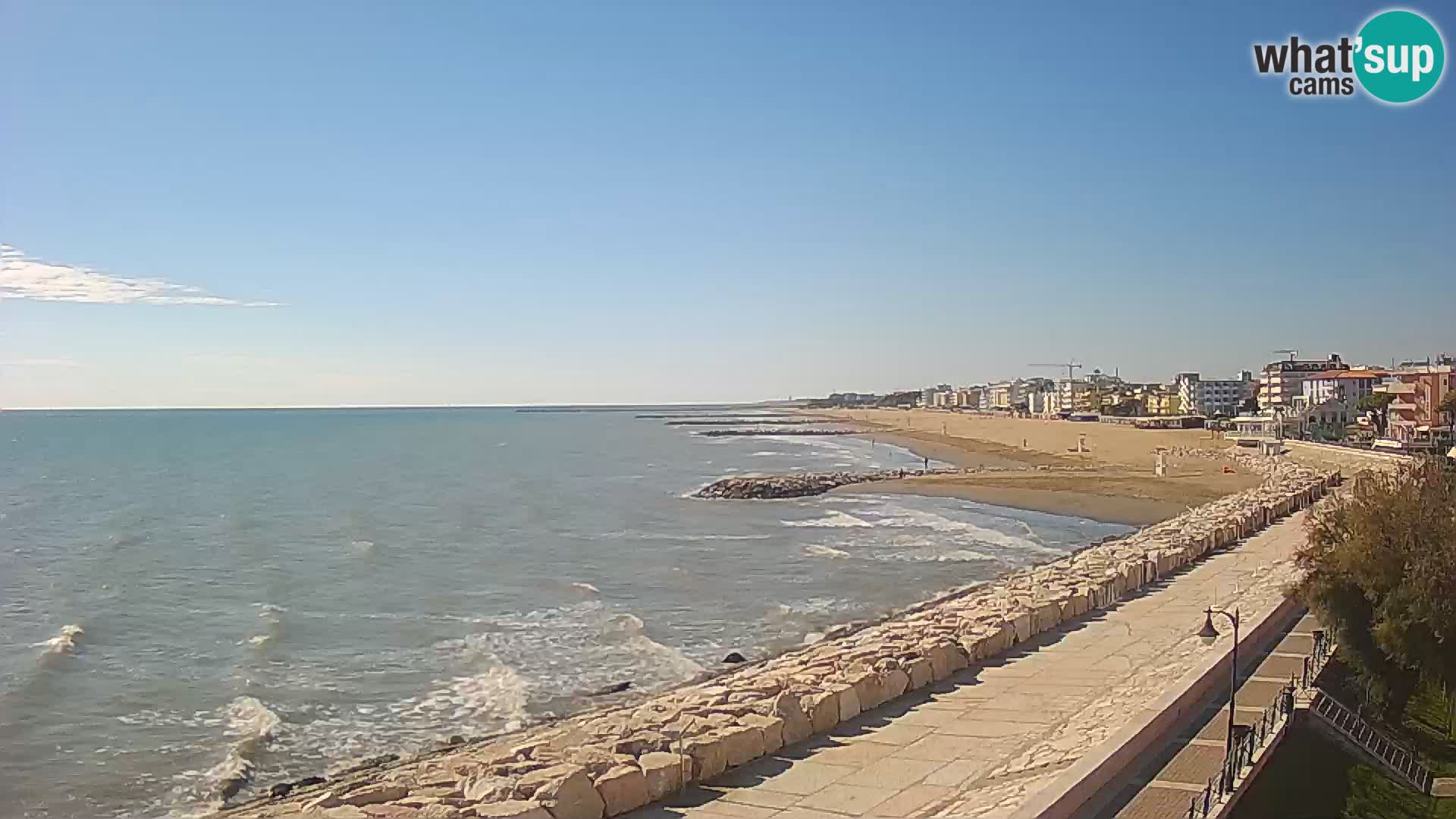 Webcam Caorle Ponente – View from Marinai di Caorle