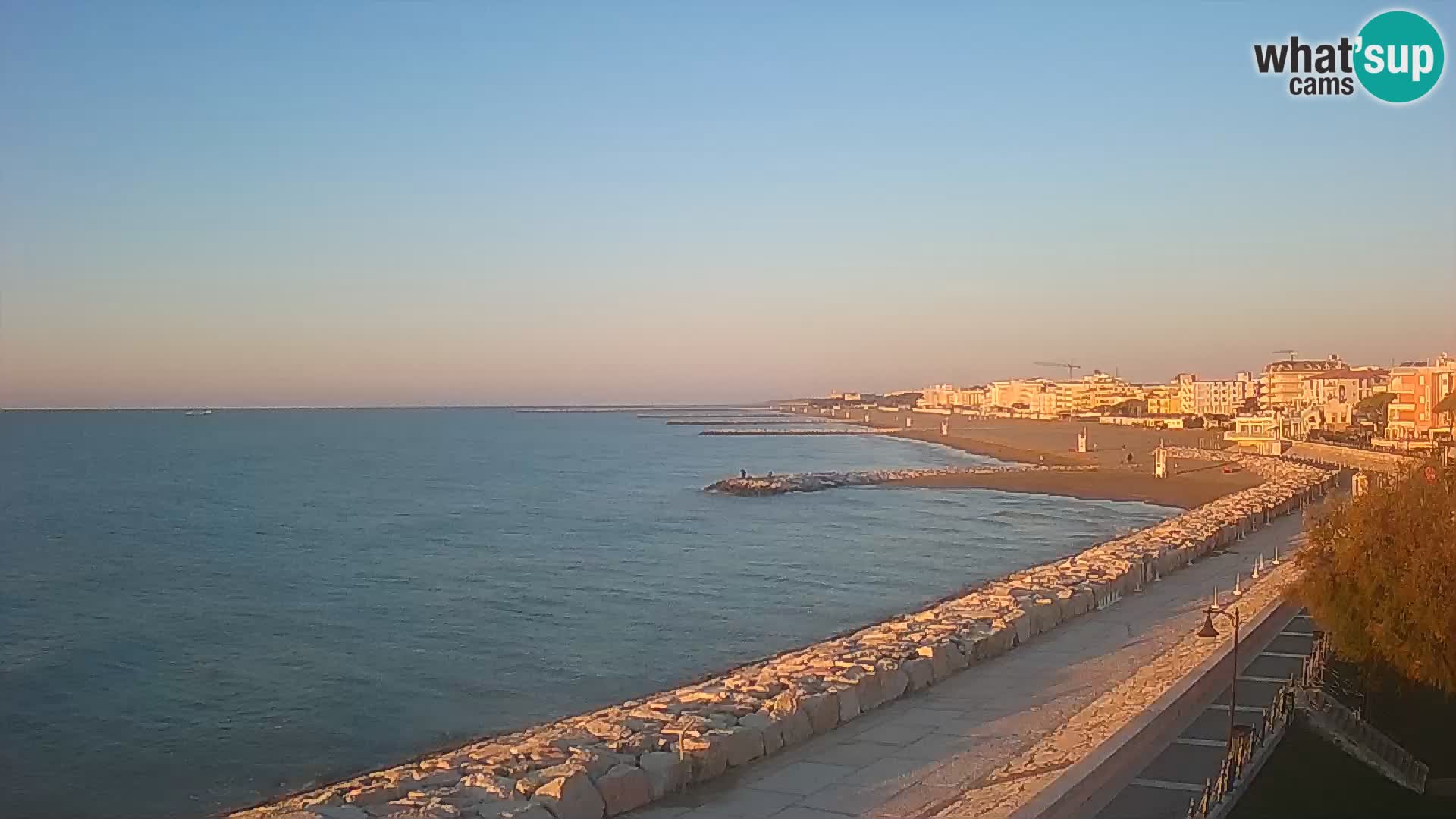 Webcam Caorle Ponente – View from Marinai di Caorle
