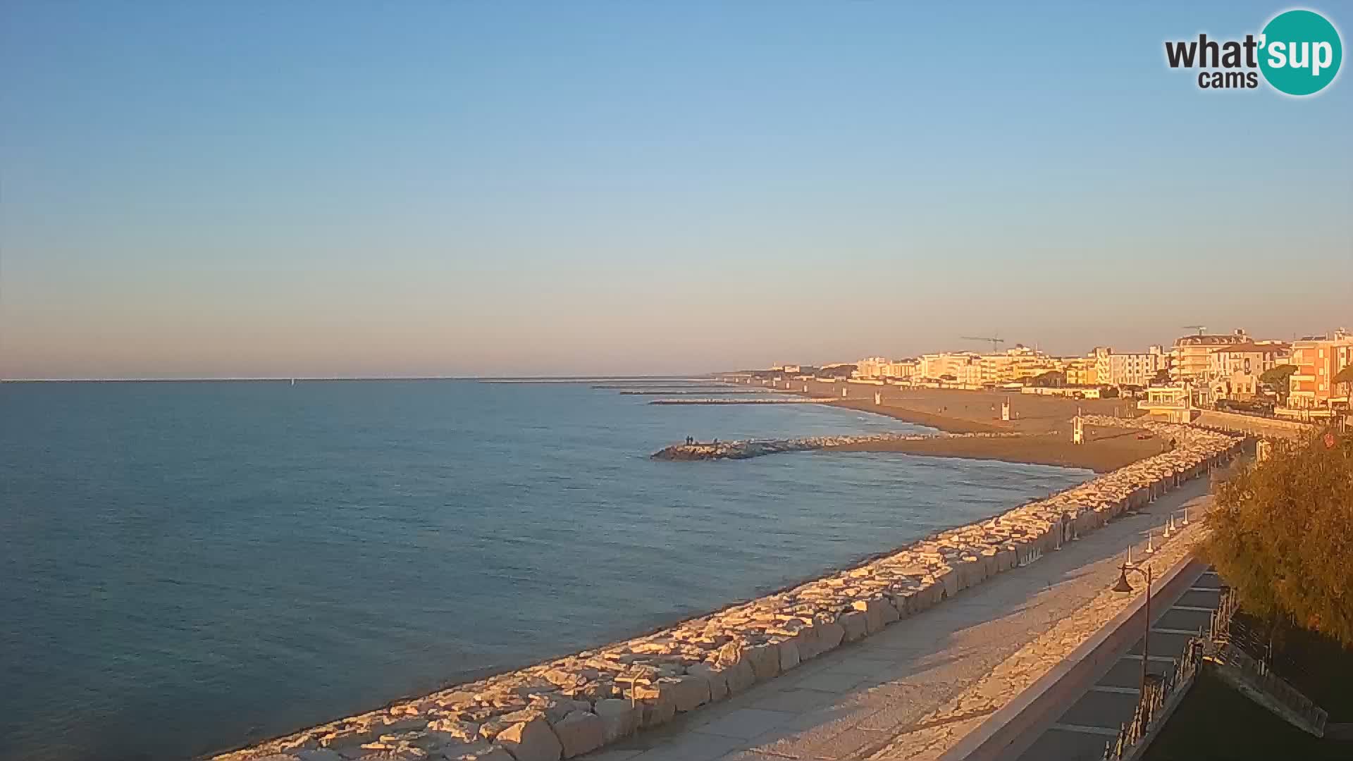 Webcam Caorle Ponente – panorama dall’ASS. Marinai di Caorle