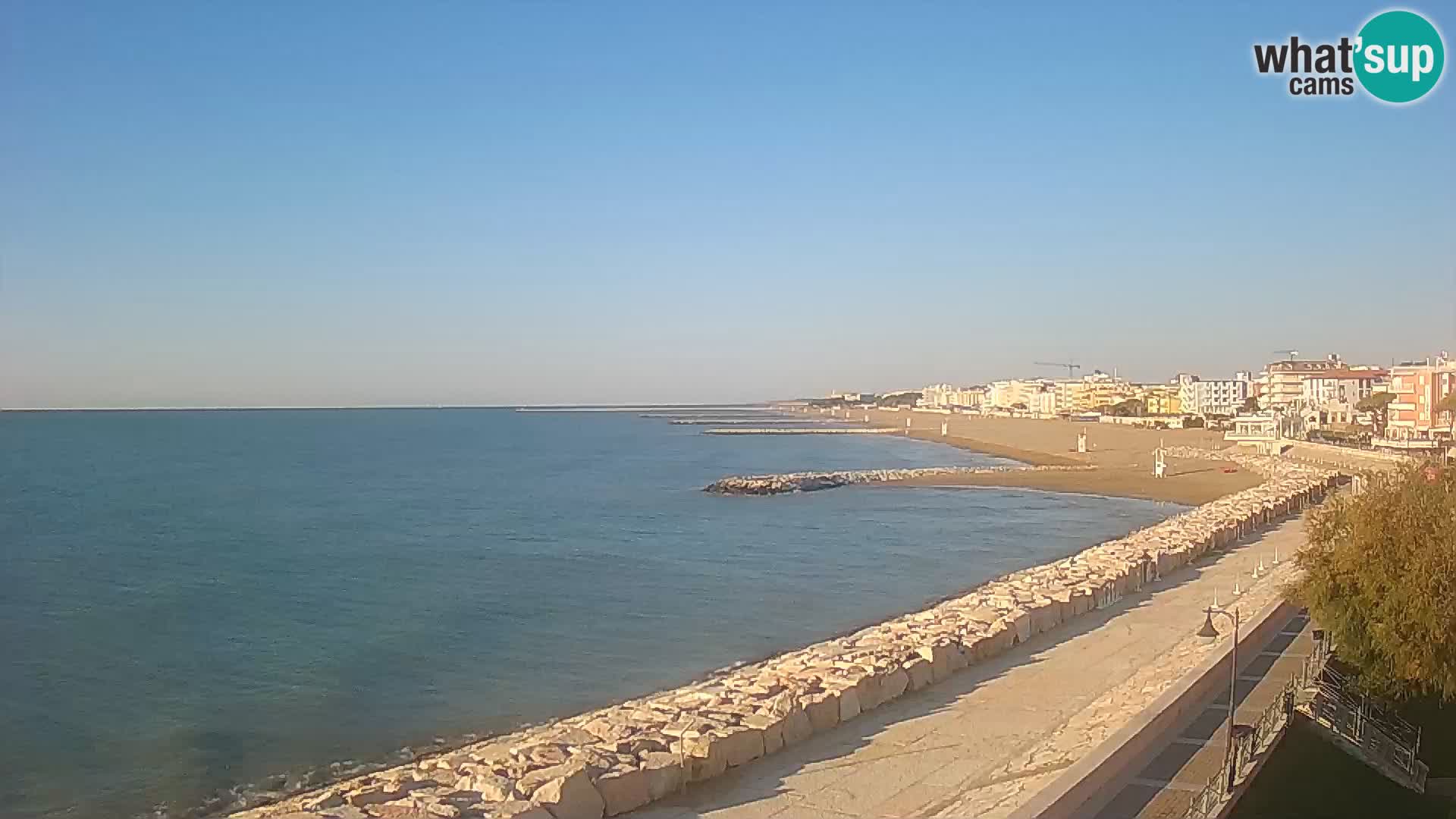 Webcam Caorle Ponente – View from Marinai di Caorle