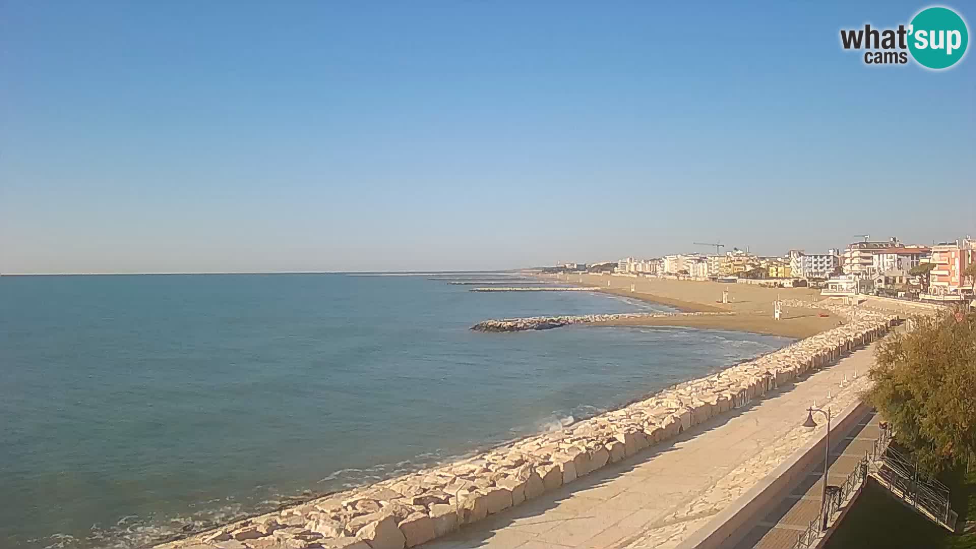 Webcam Caorle Ponente – Vista desde Marinai di Caorle