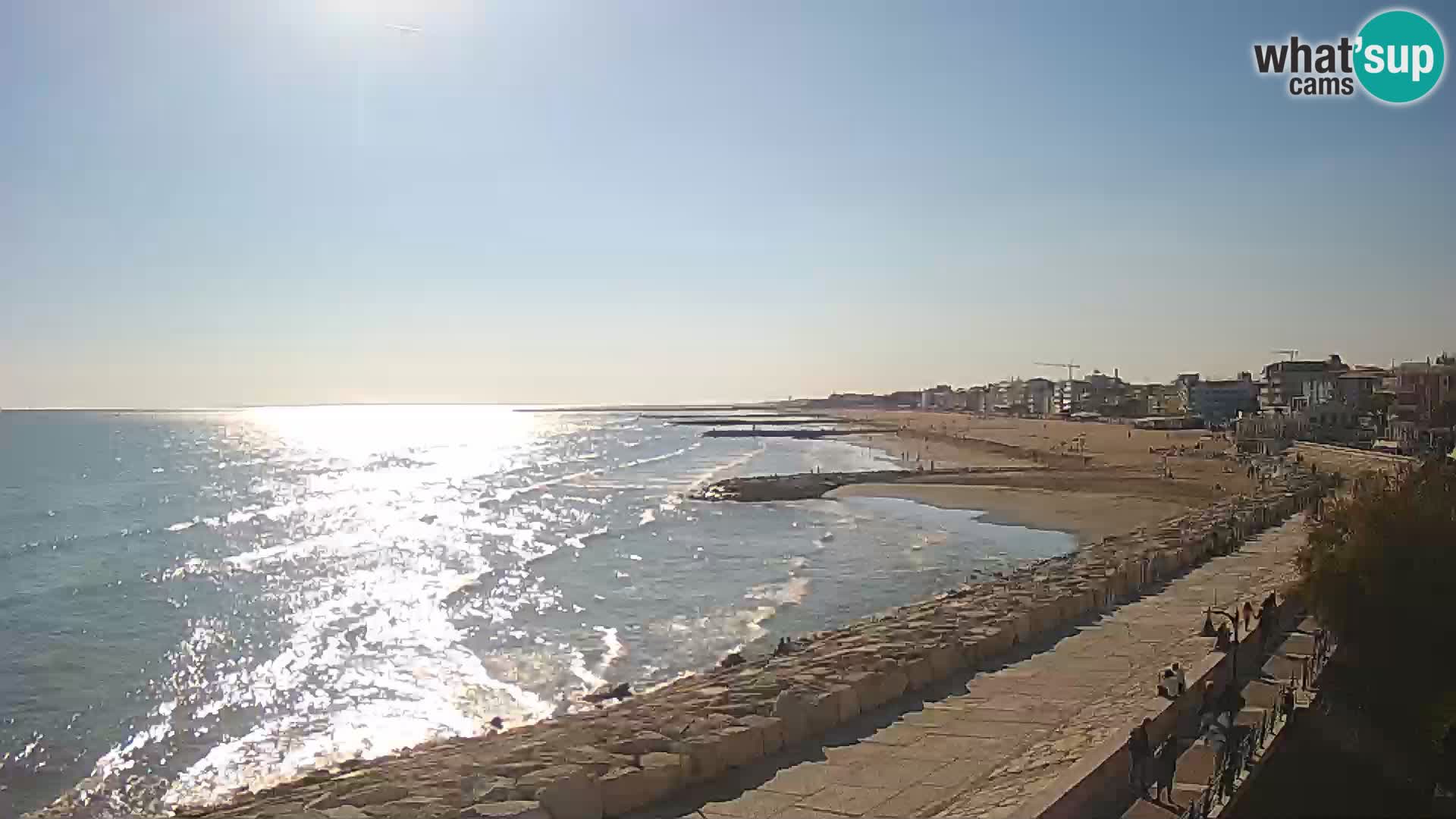 Webcam Caorle Ponente – Vue depuis les Marinai di Caorle