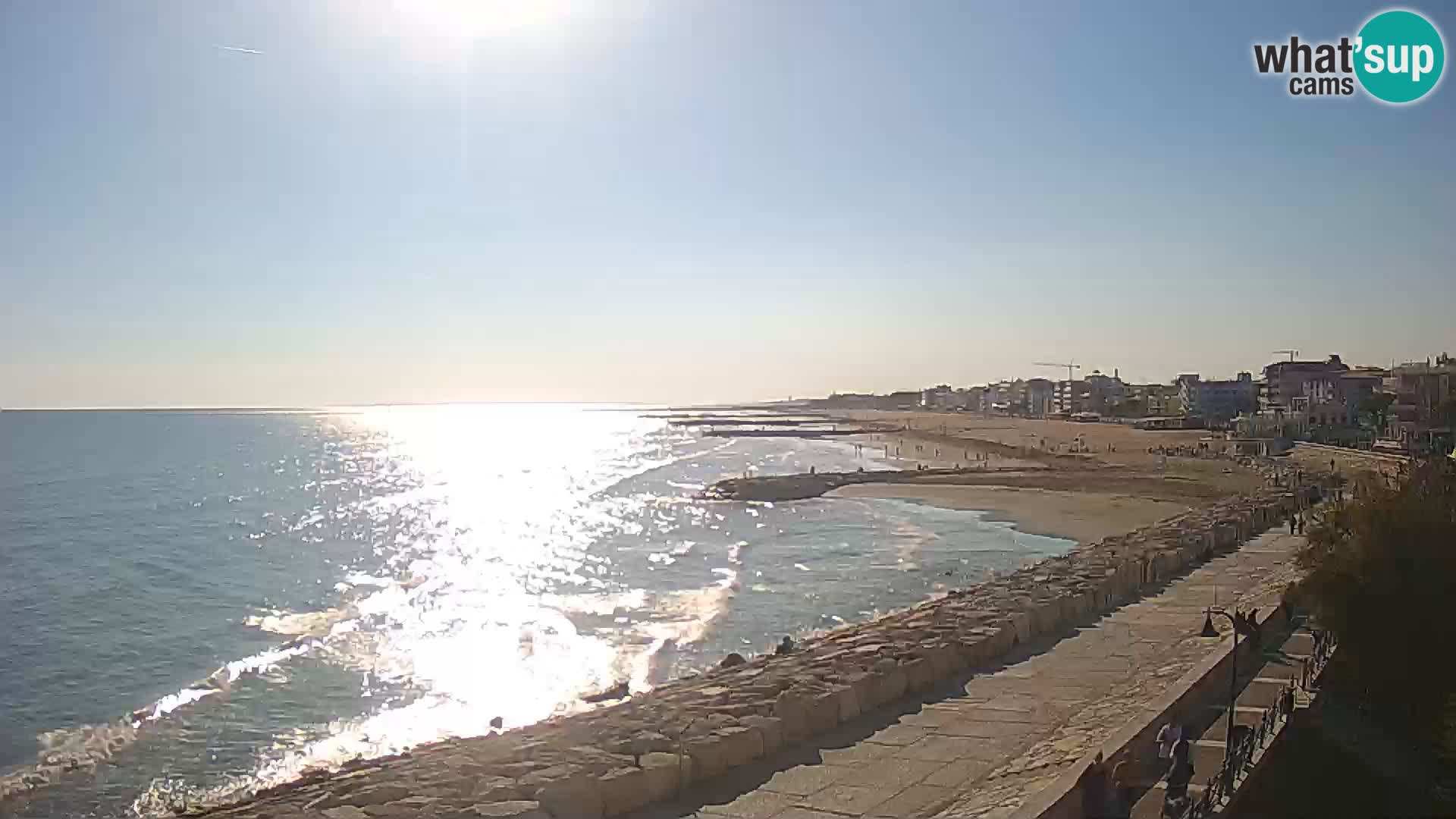 Webcam Caorle Ponente – Vue depuis les Marinai di Caorle