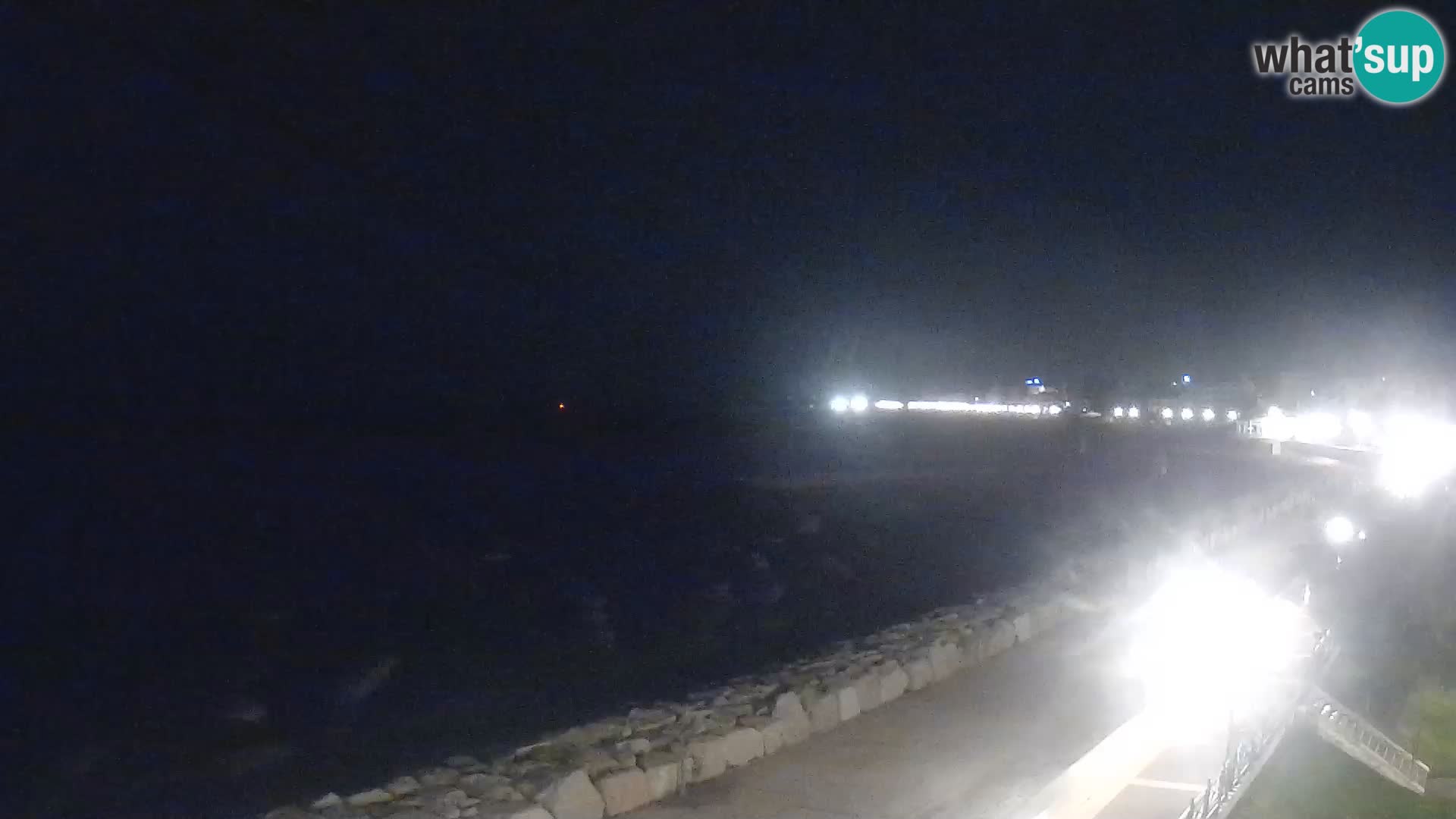 Webcam Caorle Ponente – Blick von Marinai di Caorle