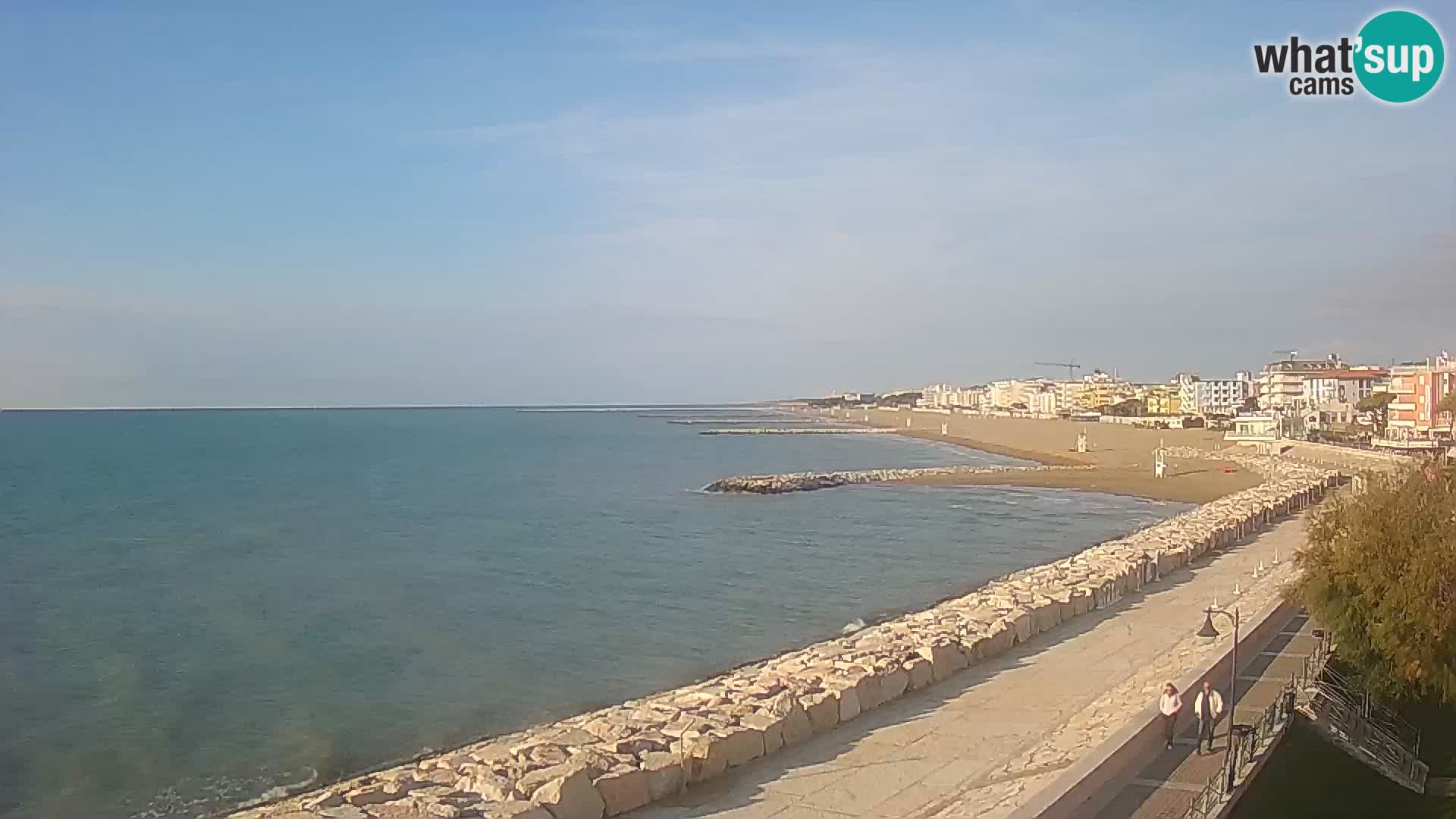 Webcam Caorle Ponente – Blick von Marinai di Caorle