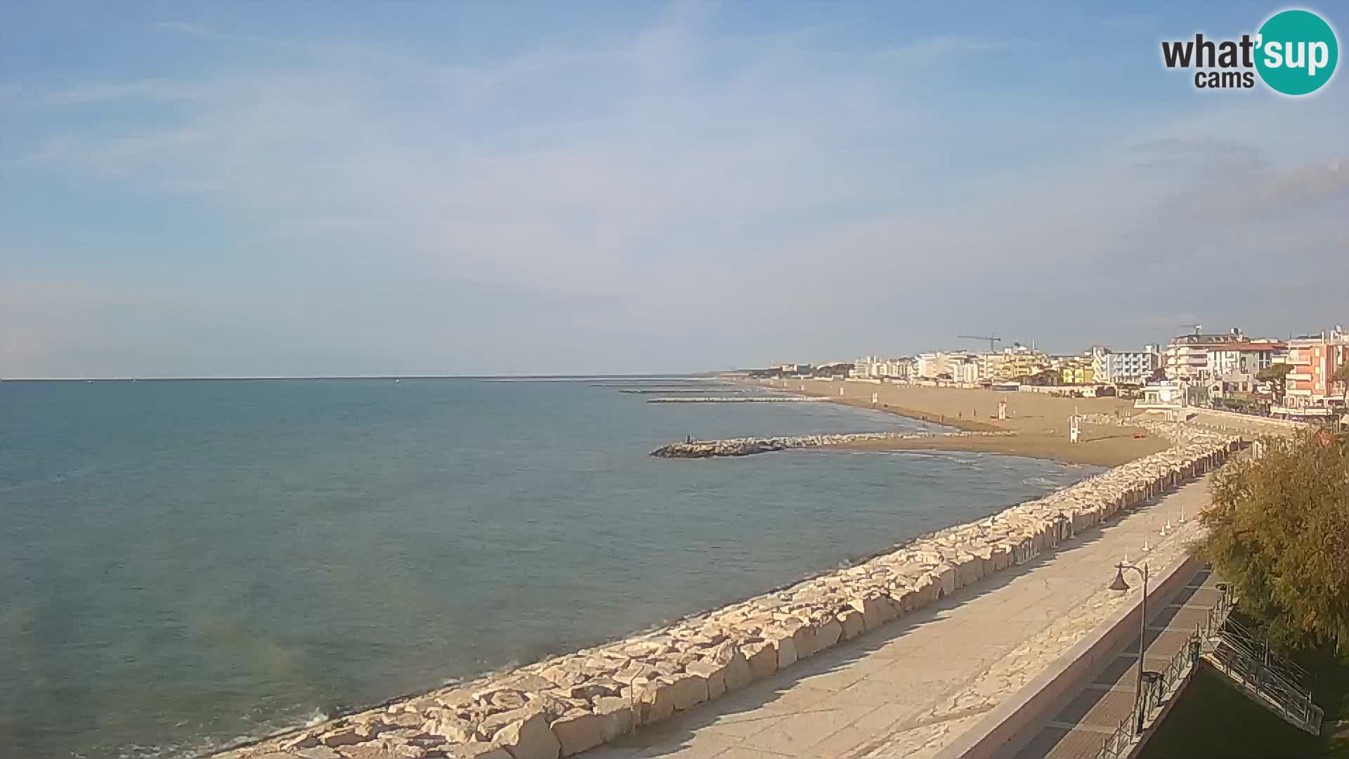 Webcam Caorle Ponente – Blick von Marinai di Caorle
