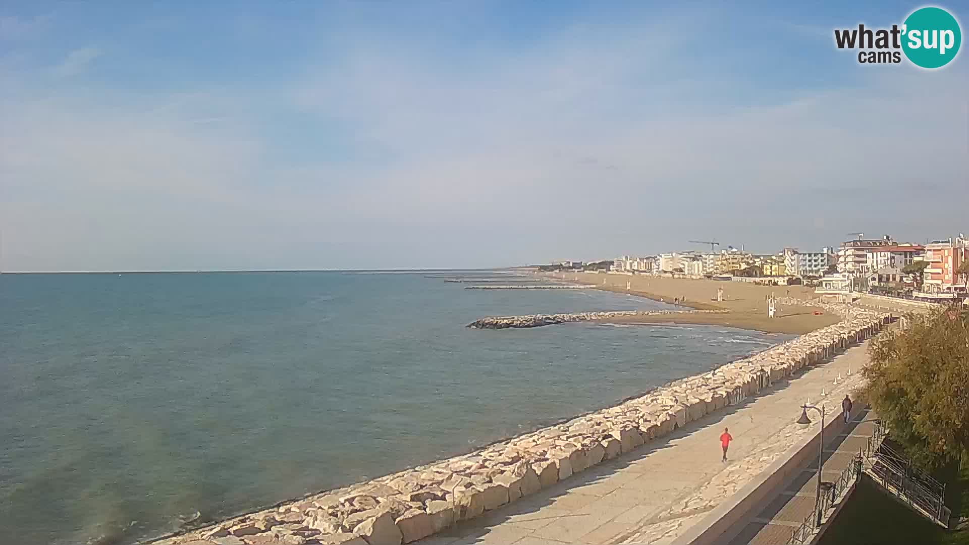 Webcam Caorle Ponente – Blick von Marinai di Caorle
