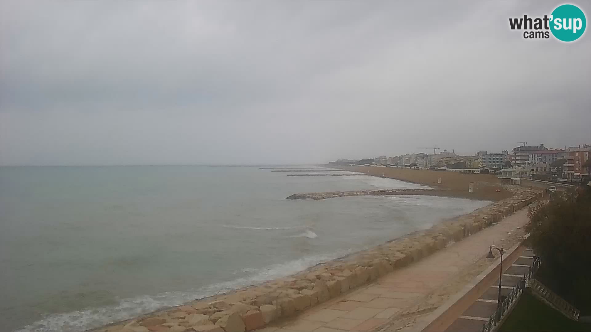 Webcam Caorle Ponente – Blick von Marinai di Caorle