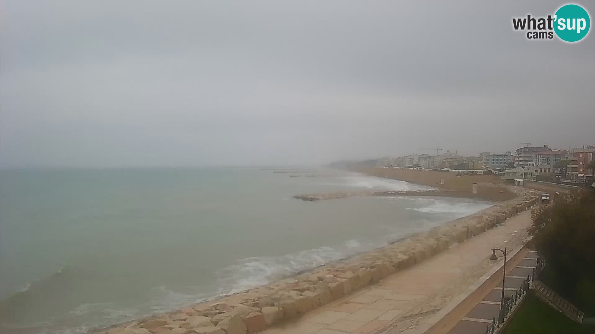 Webcam Caorle Ponente – Vue depuis les Marinai di Caorle