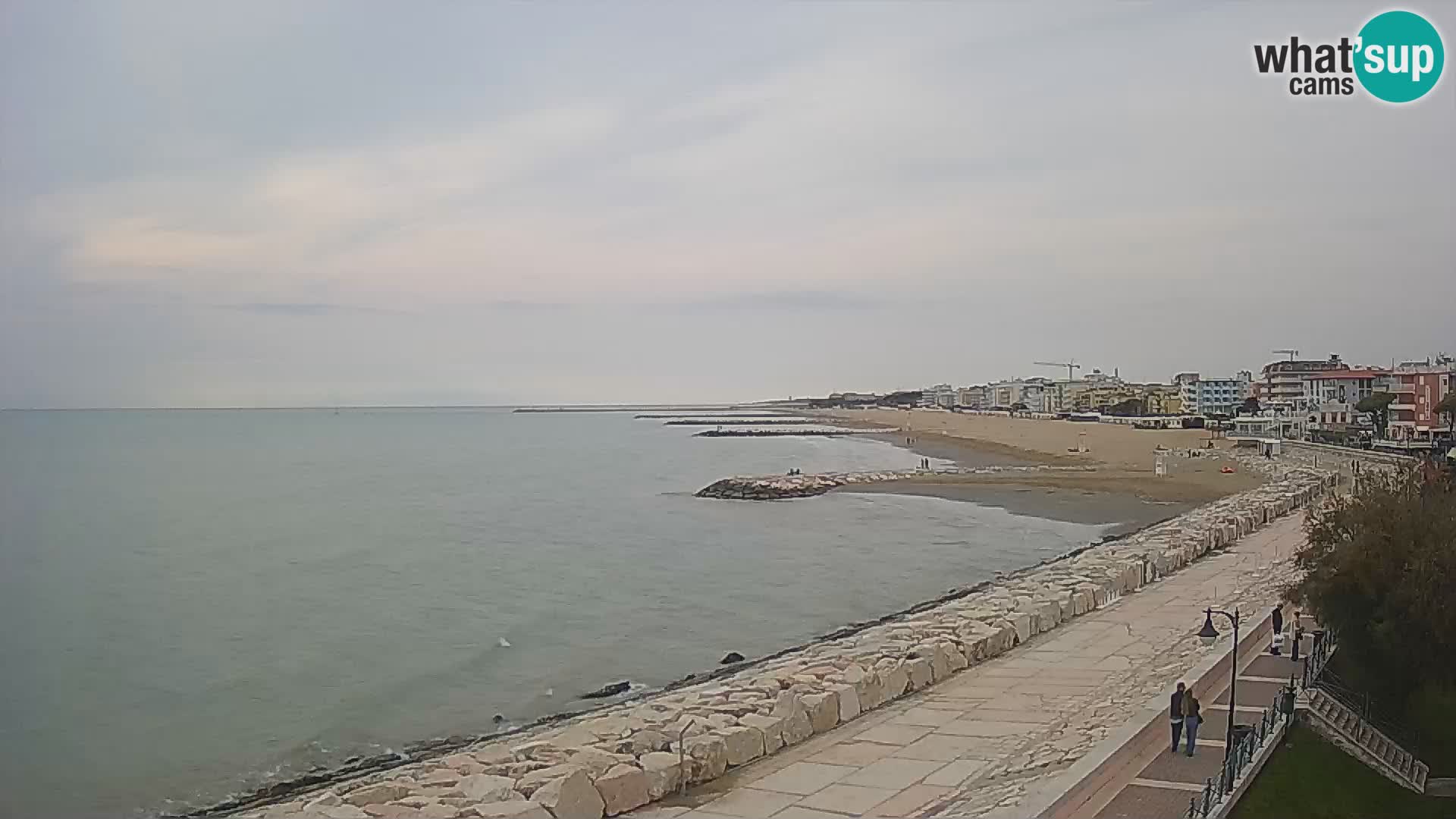 Webcam Caorle Ponente – Blick von Marinai di Caorle