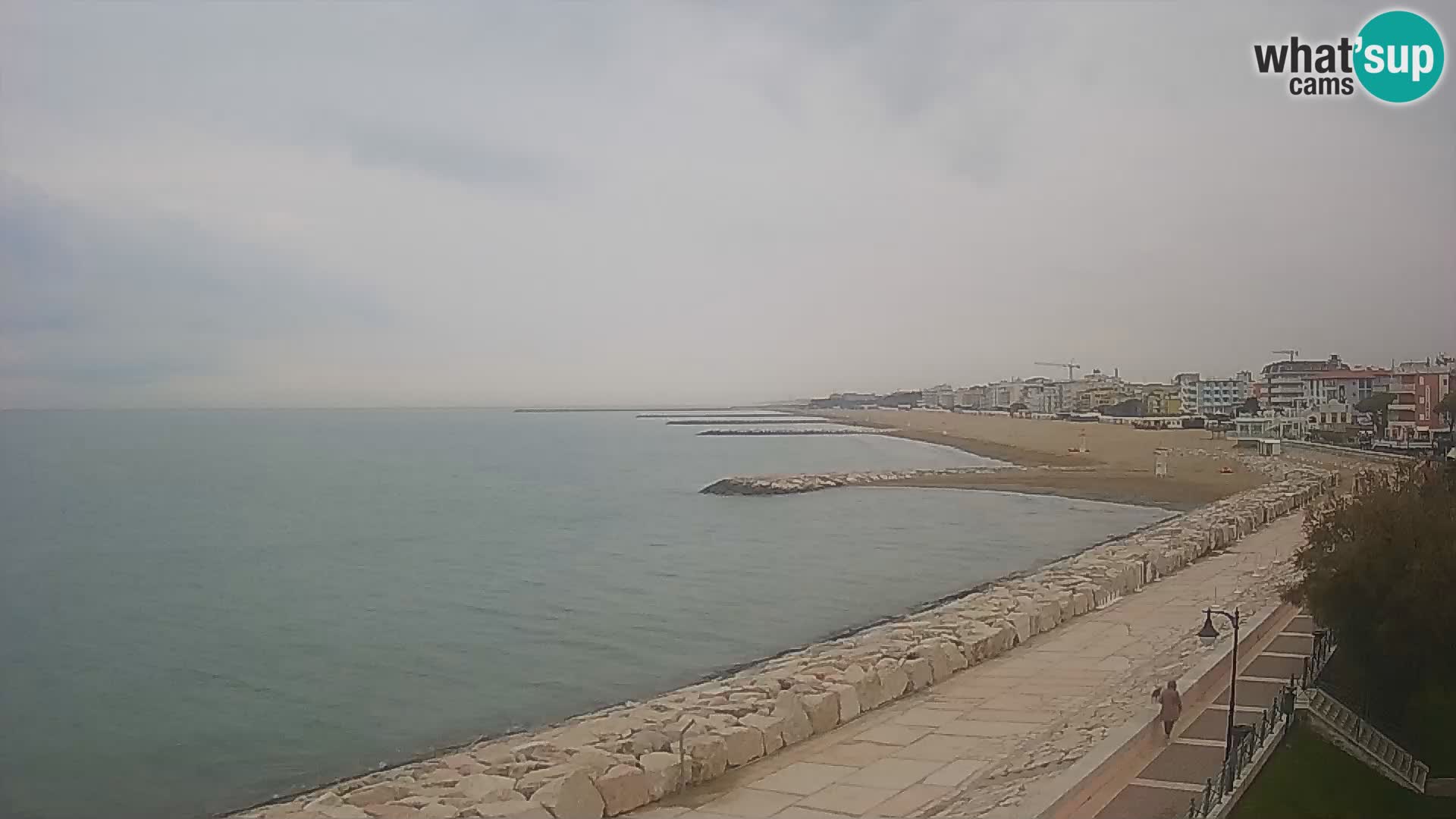 Webcam Caorle Ponente – Blick von Marinai di Caorle