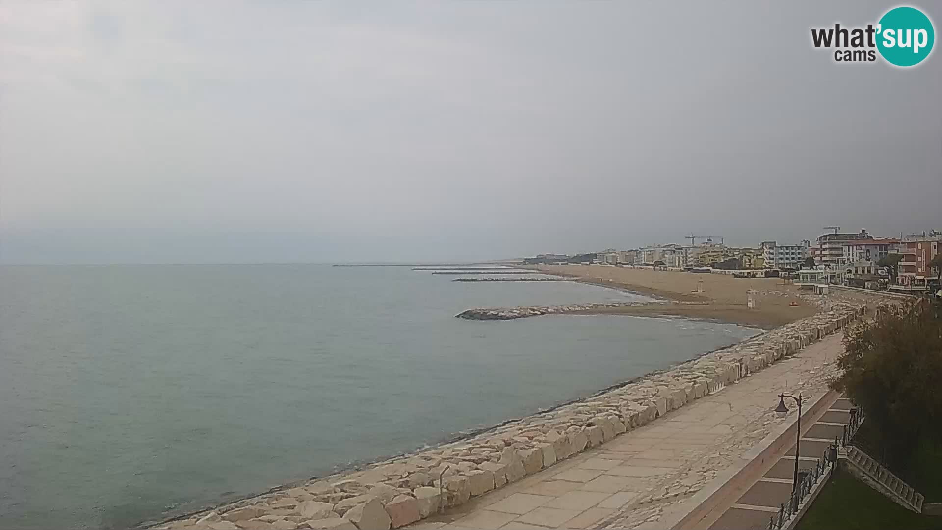 Webcam Caorle Ponente – Blick von Marinai di Caorle