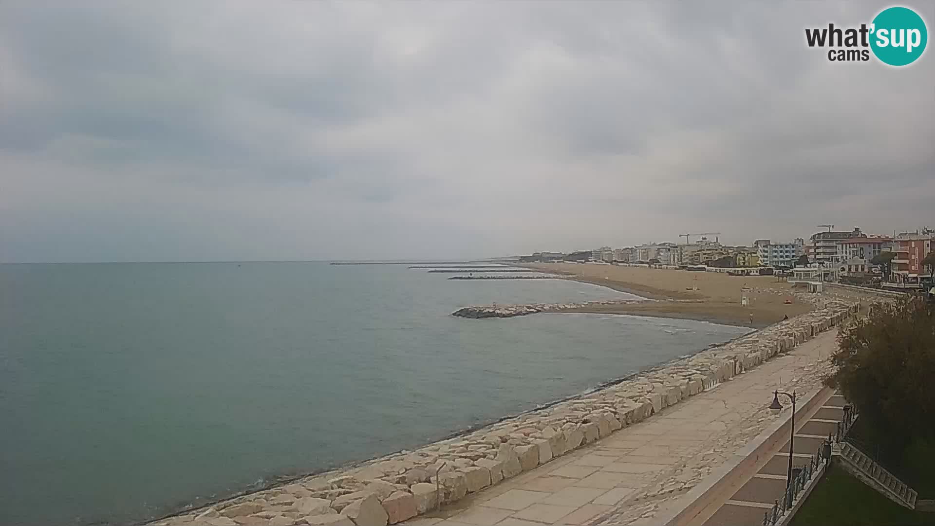 Webcam Caorle Ponente – Blick von Marinai di Caorle