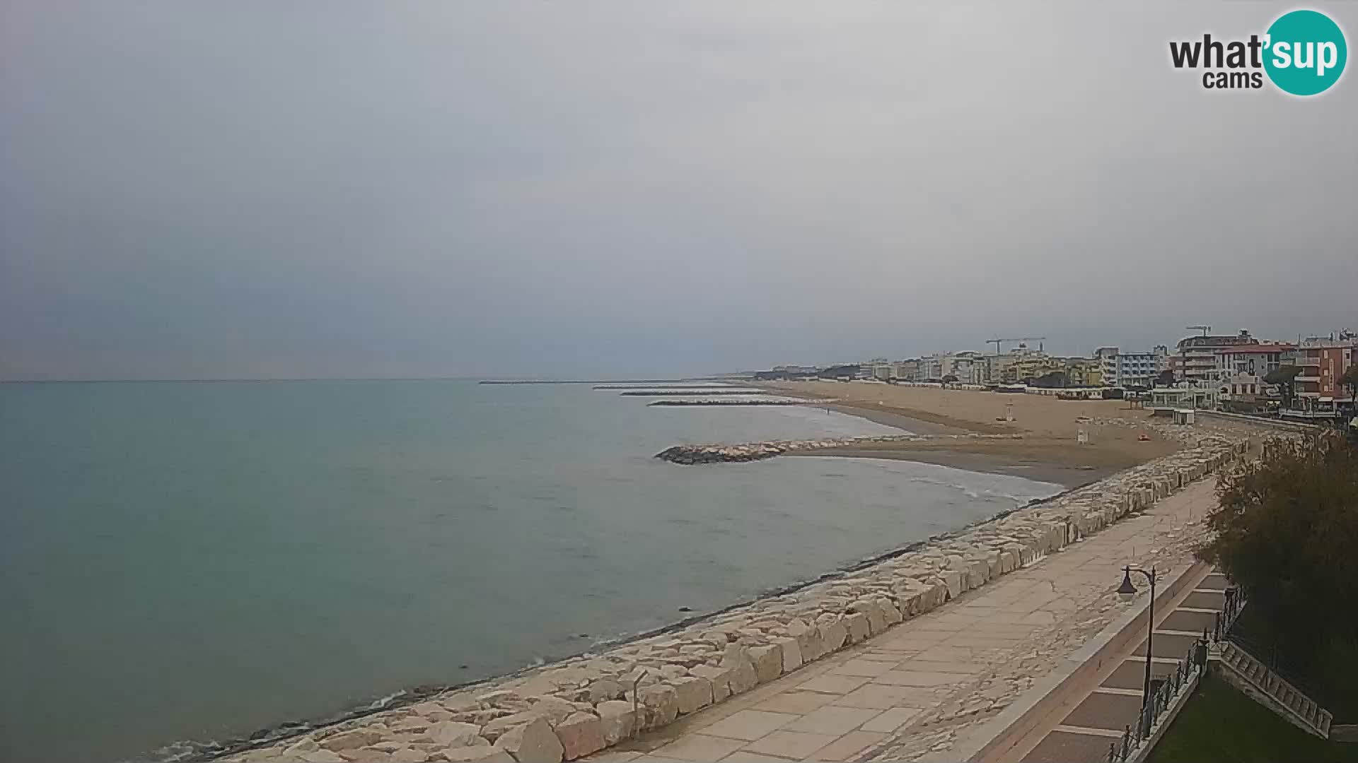 Webcam Caorle Ponente – Blick von Marinai di Caorle