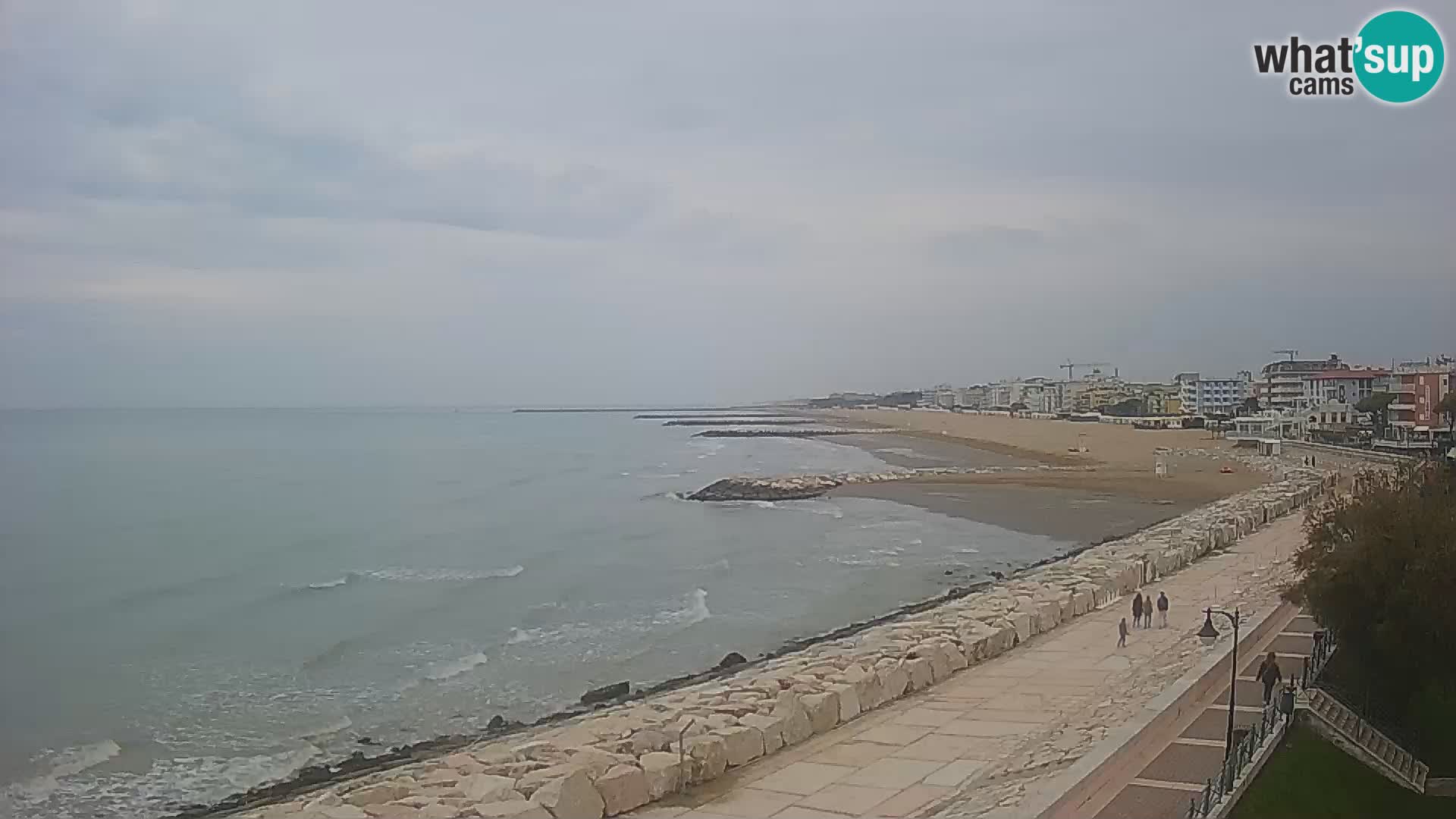 Webcam Caorle Ponente – Blick von Marinai di Caorle