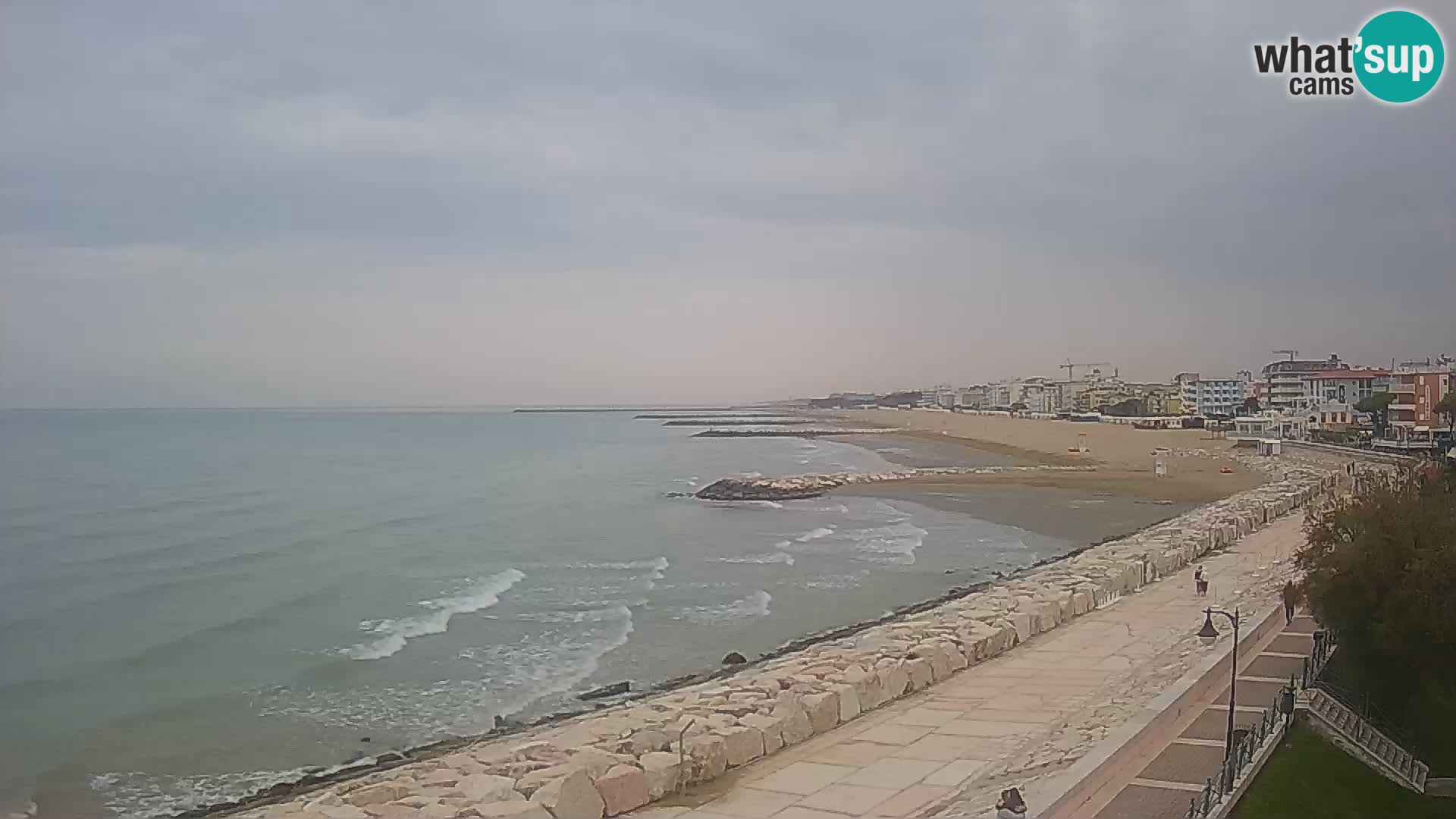 Webcam Caorle Ponente – Vue depuis les Marinai di Caorle