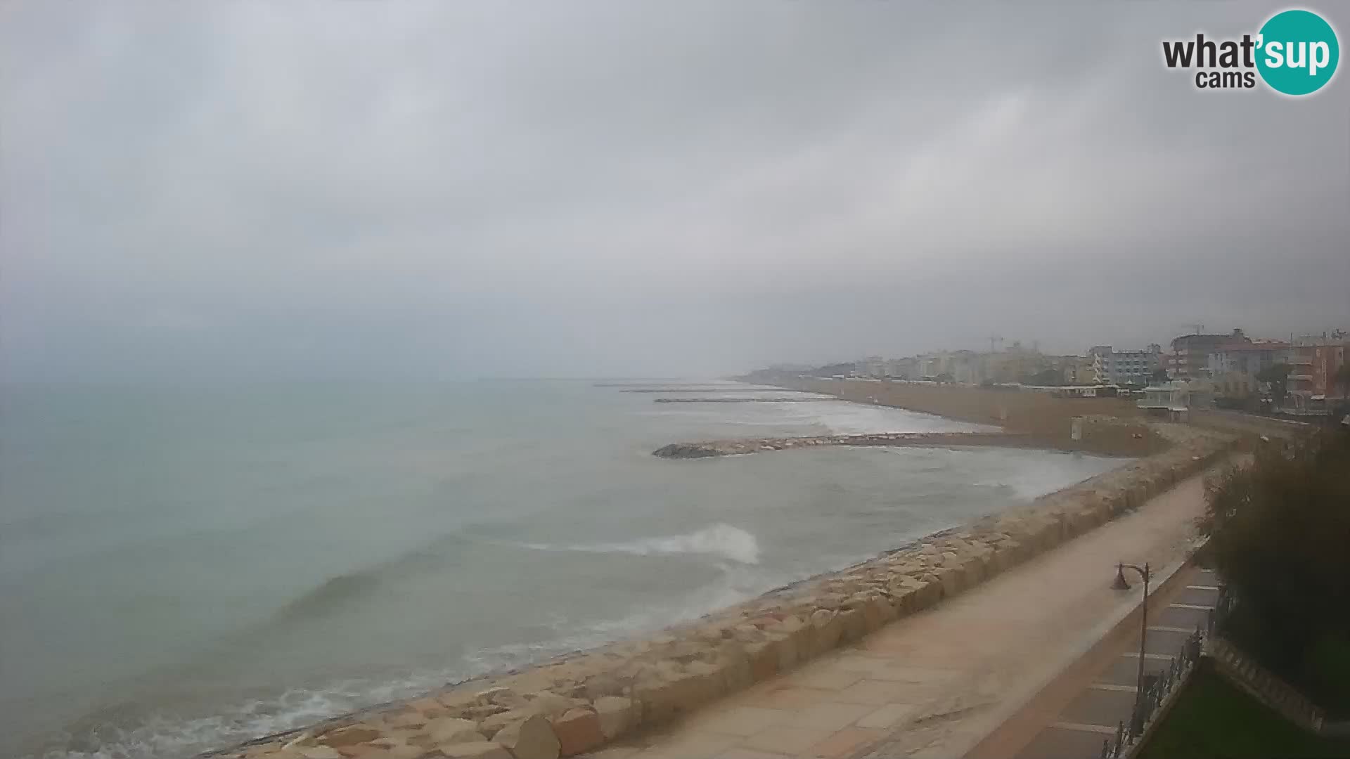 Webcam Caorle Ponente – Blick von Marinai di Caorle