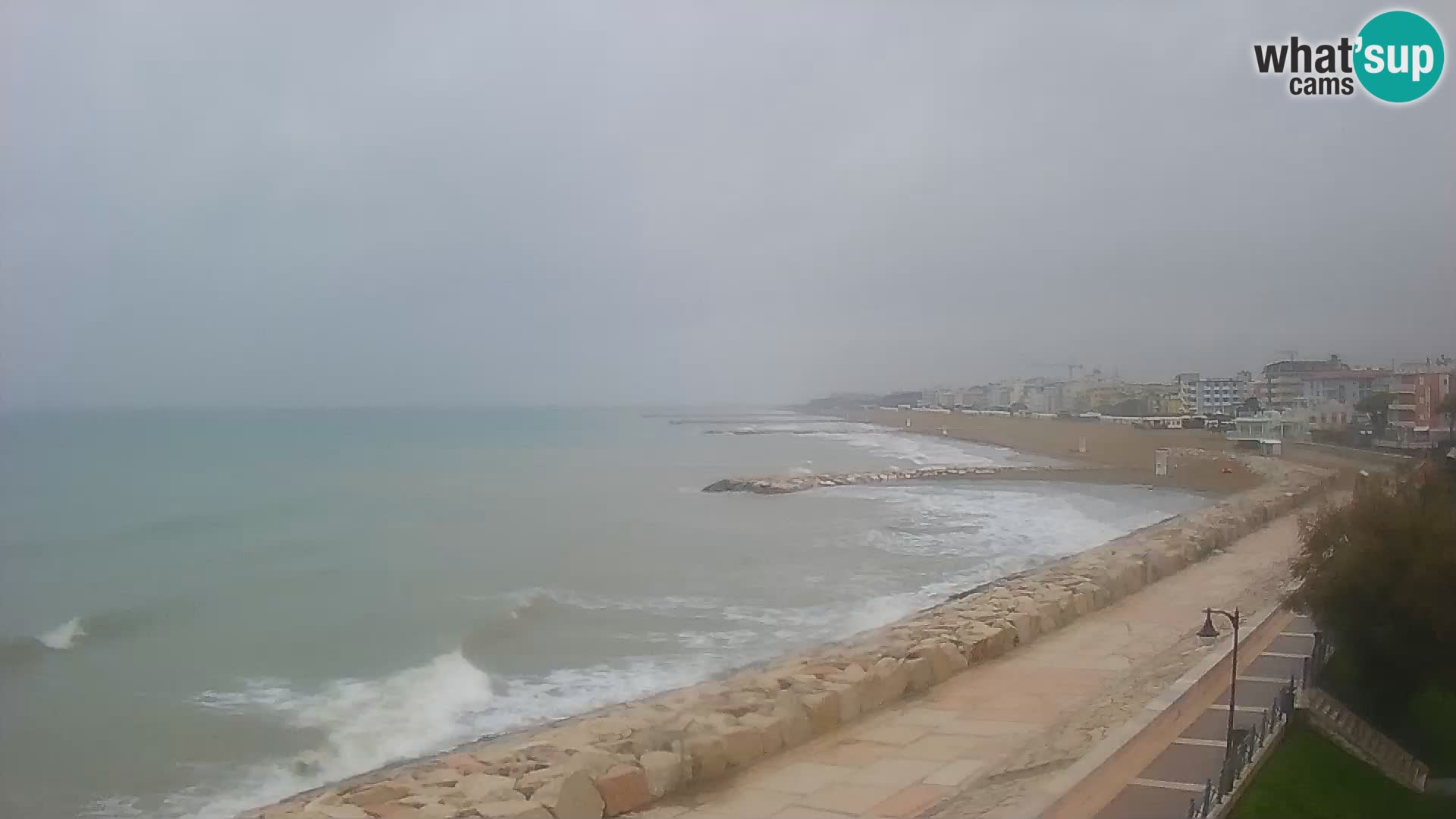 Webcam Caorle Ponente – Vue depuis les Marinai di Caorle