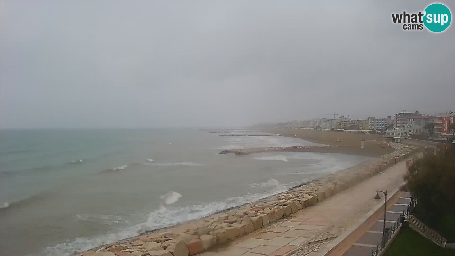 Webcam Caorle Ponente – Vue depuis les Marinai di Caorle