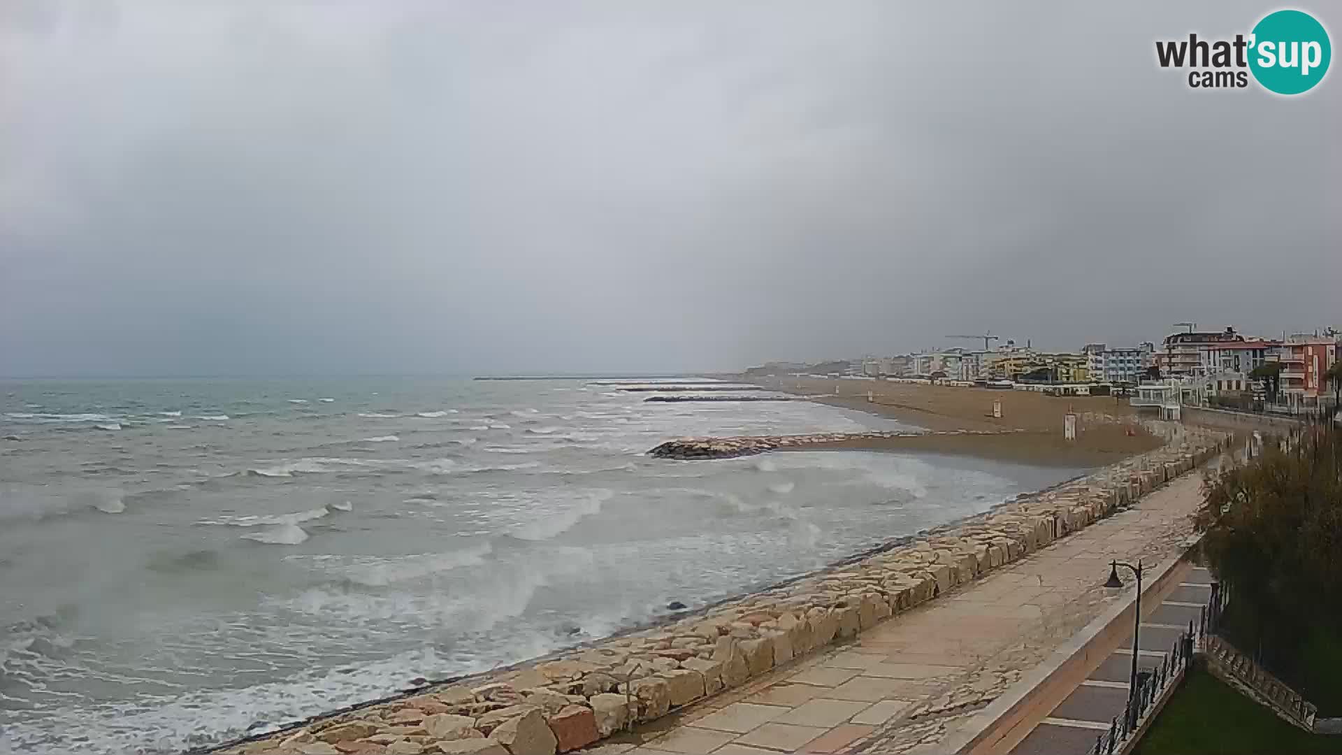 Webcam Caorle Ponente – Blick von Marinai di Caorle