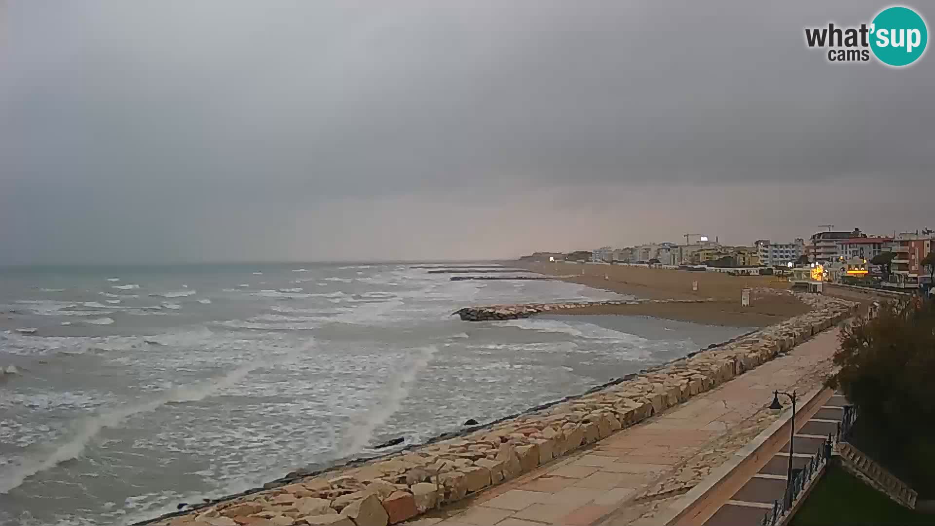 Webcam Caorle Ponente – Blick von Marinai di Caorle