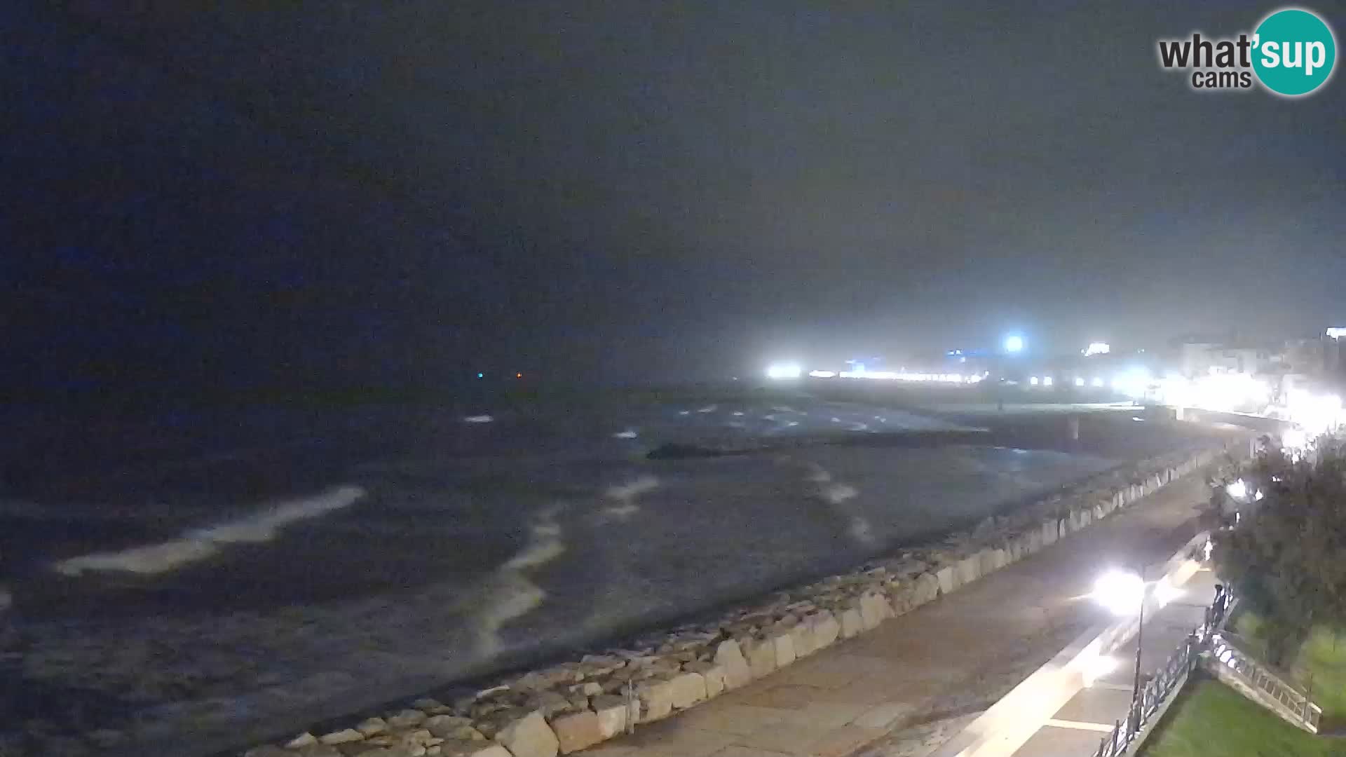 Webcam Caorle Ponente – Blick von Marinai di Caorle