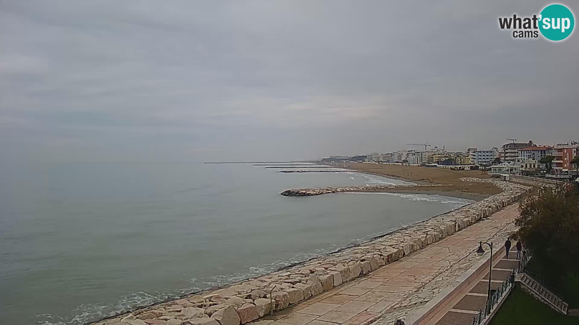 Webcam Caorle Ponente – Blick von Marinai di Caorle