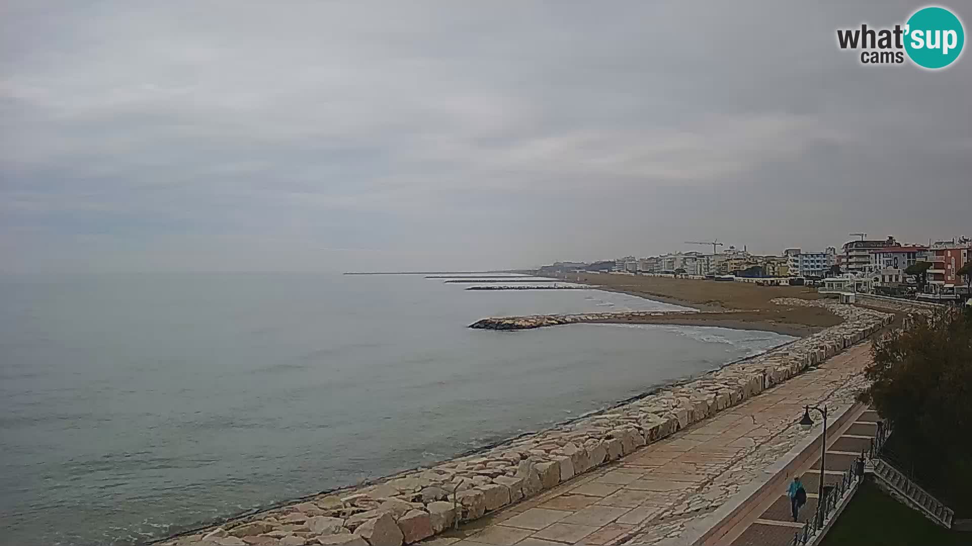 Webcam Caorle Ponente – Blick von Marinai di Caorle