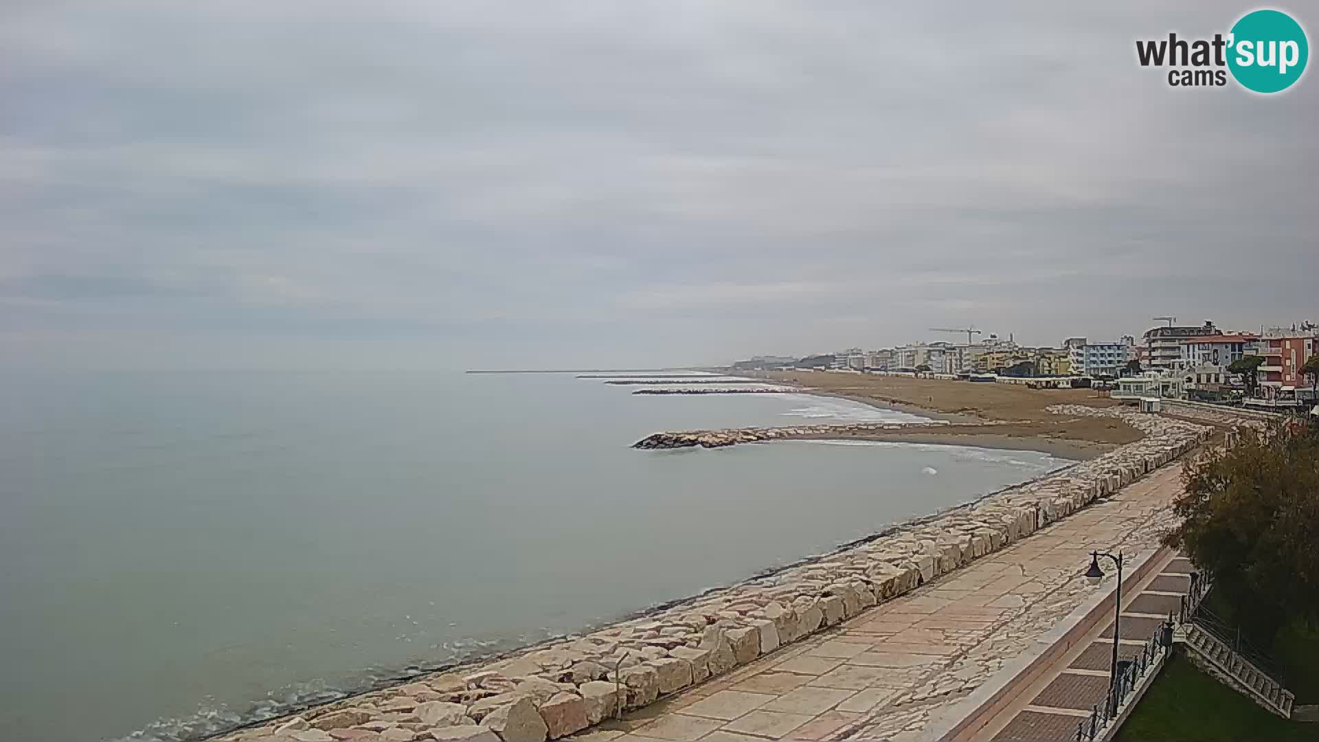 Webcam Caorle Ponente – Blick von Marinai di Caorle