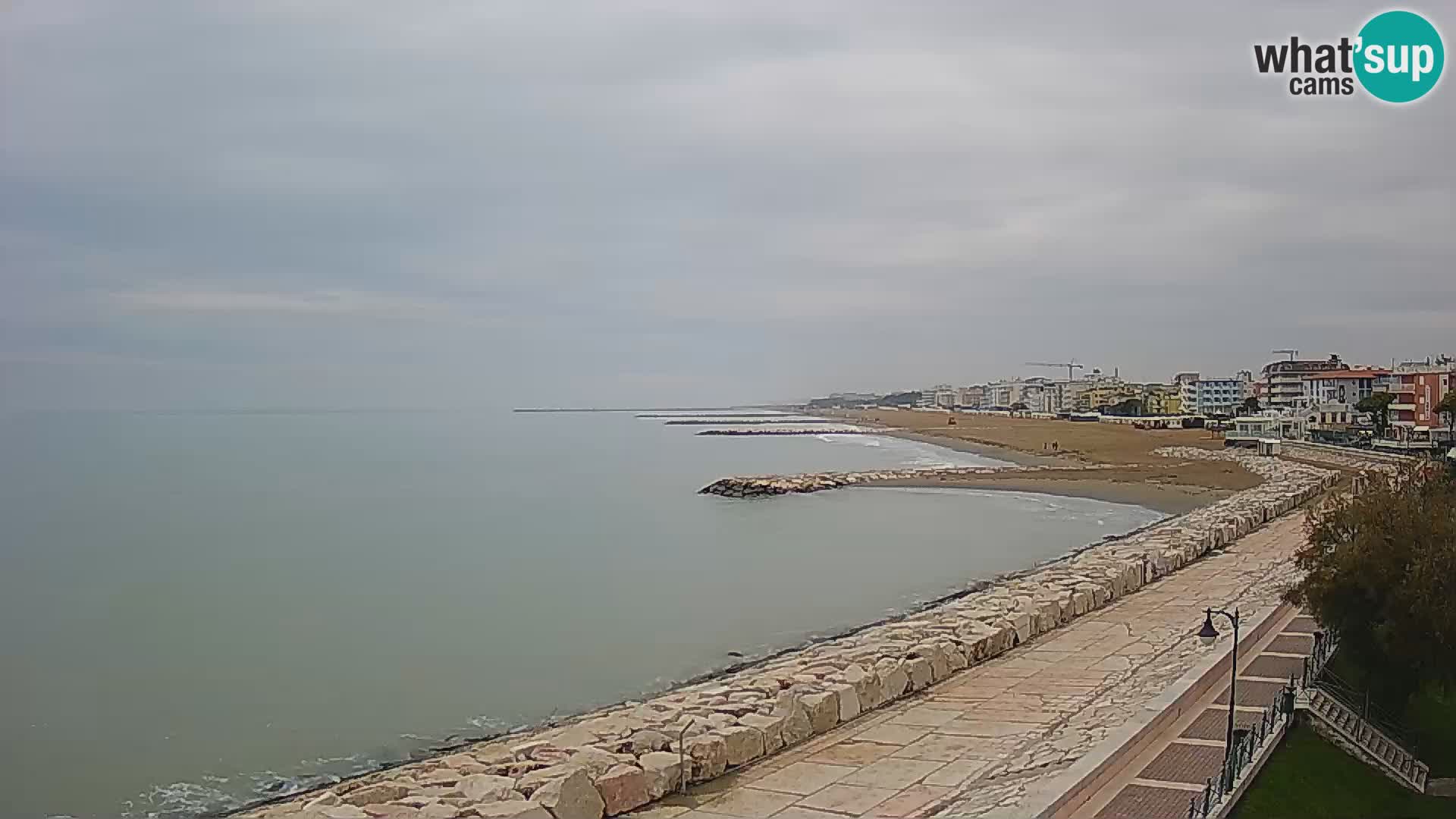 Webcam Caorle Ponente – Blick von Marinai di Caorle