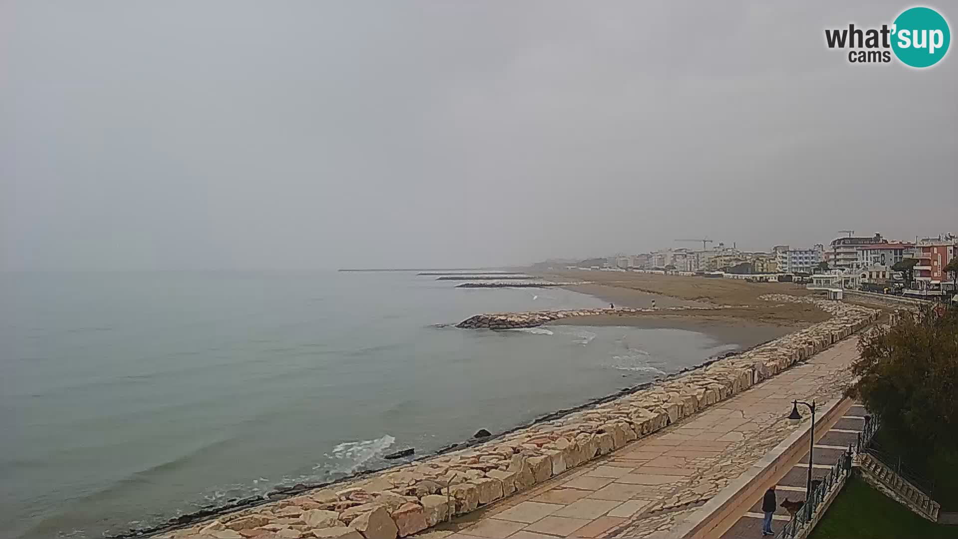Webcam Caorle Ponente – Vue depuis les Marinai di Caorle