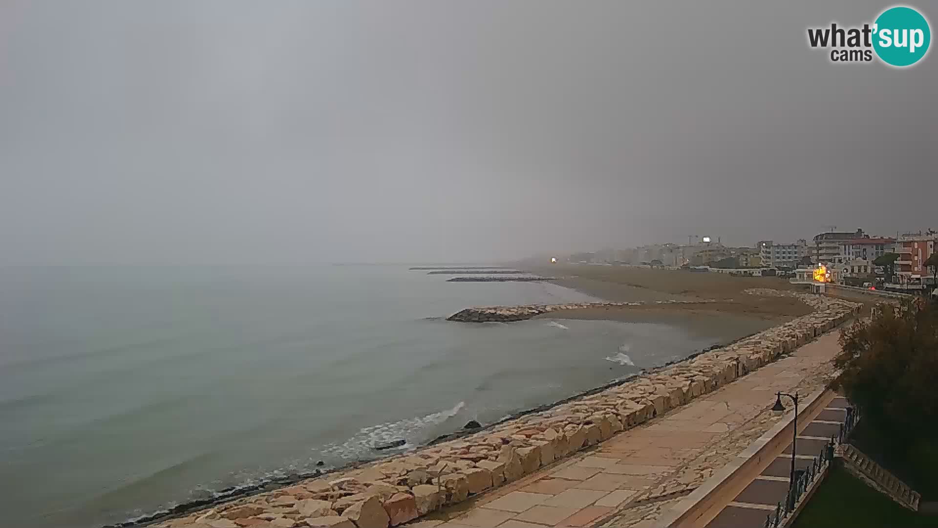 Webcam Caorle Ponente – Blick von Marinai di Caorle