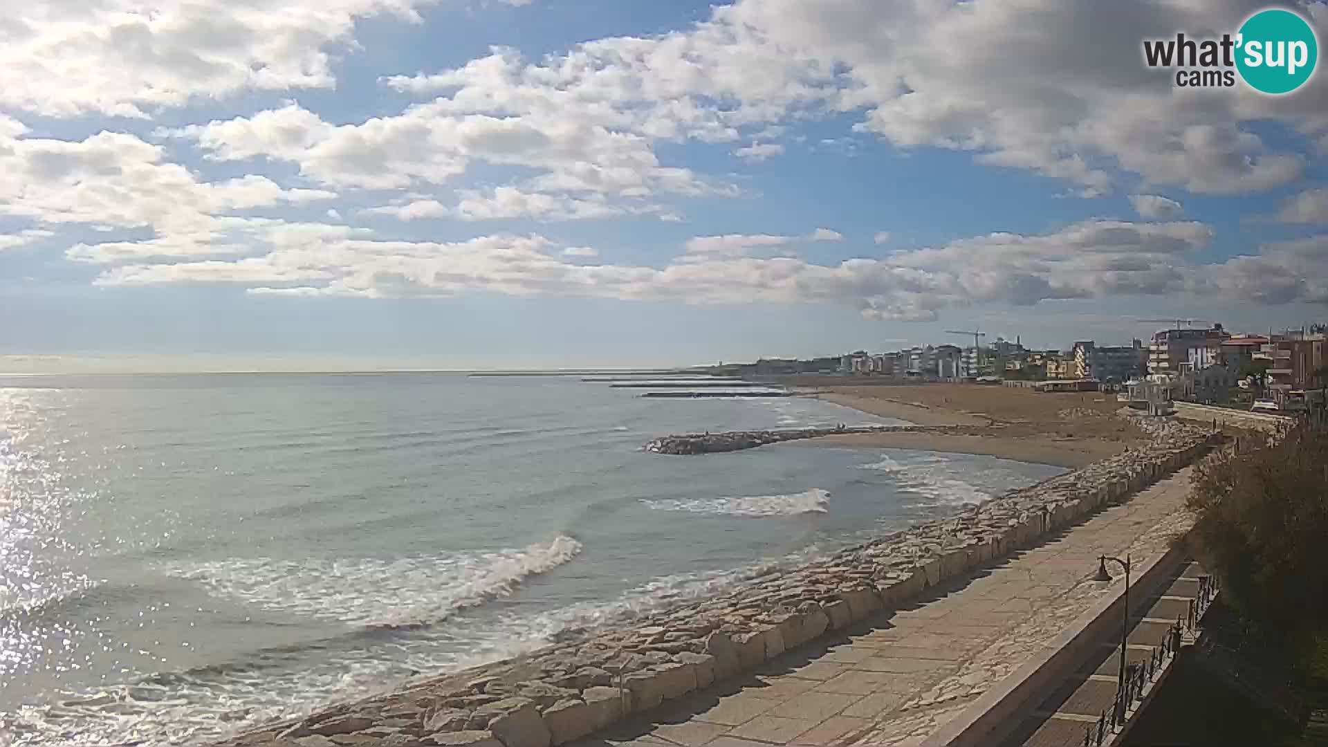 Webcam Caorle Ponente – Vue depuis les Marinai di Caorle