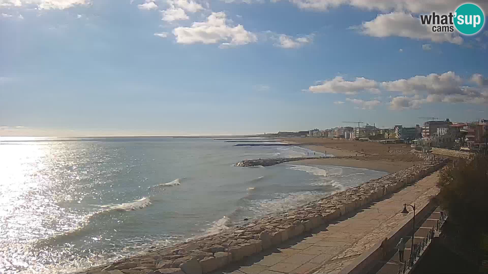 Webcam Caorle Ponente – Vue depuis les Marinai di Caorle