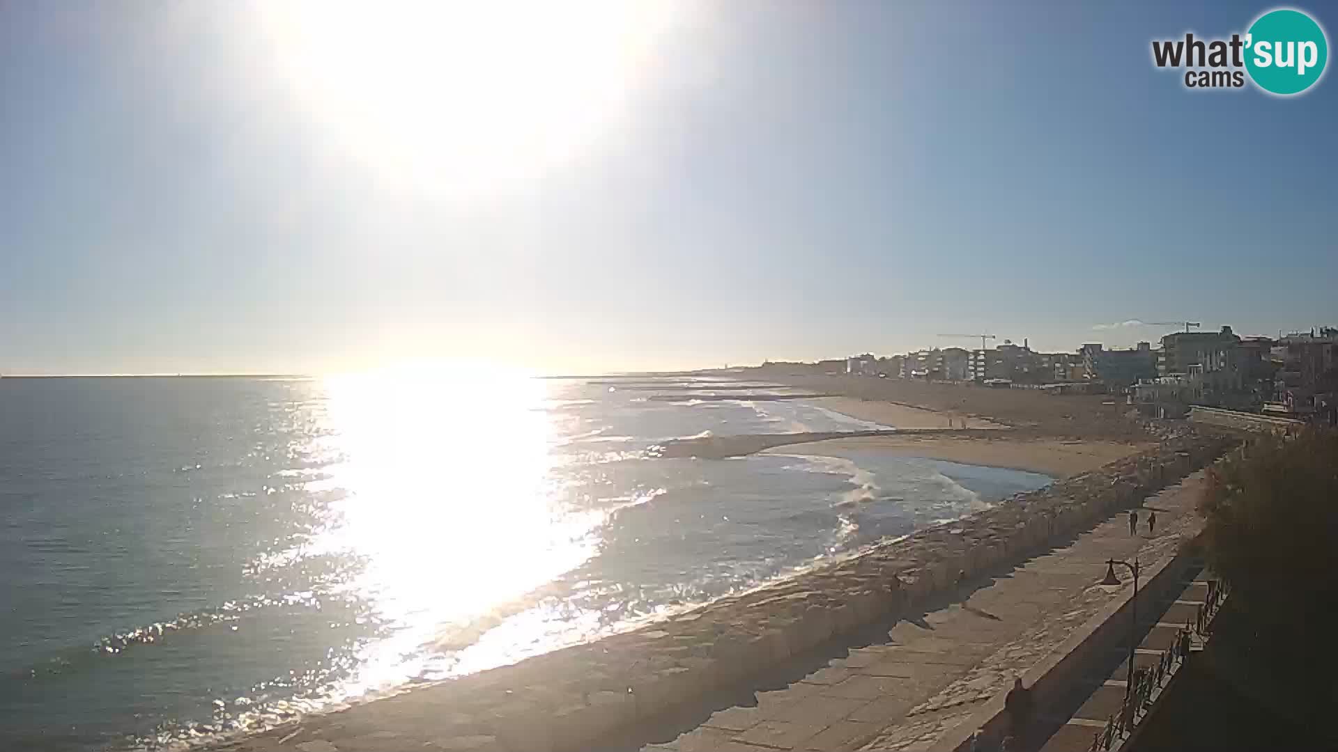 Webcam Caorle Ponente – Vue depuis les Marinai di Caorle