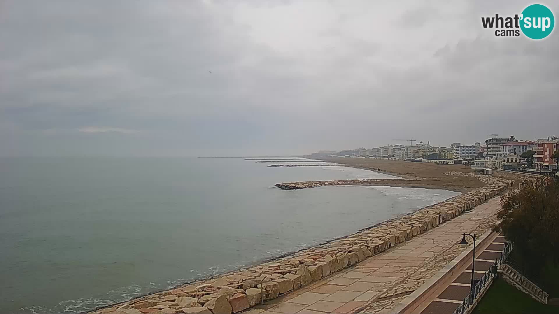 Webcam Caorle Ponente – Blick von Marinai di Caorle