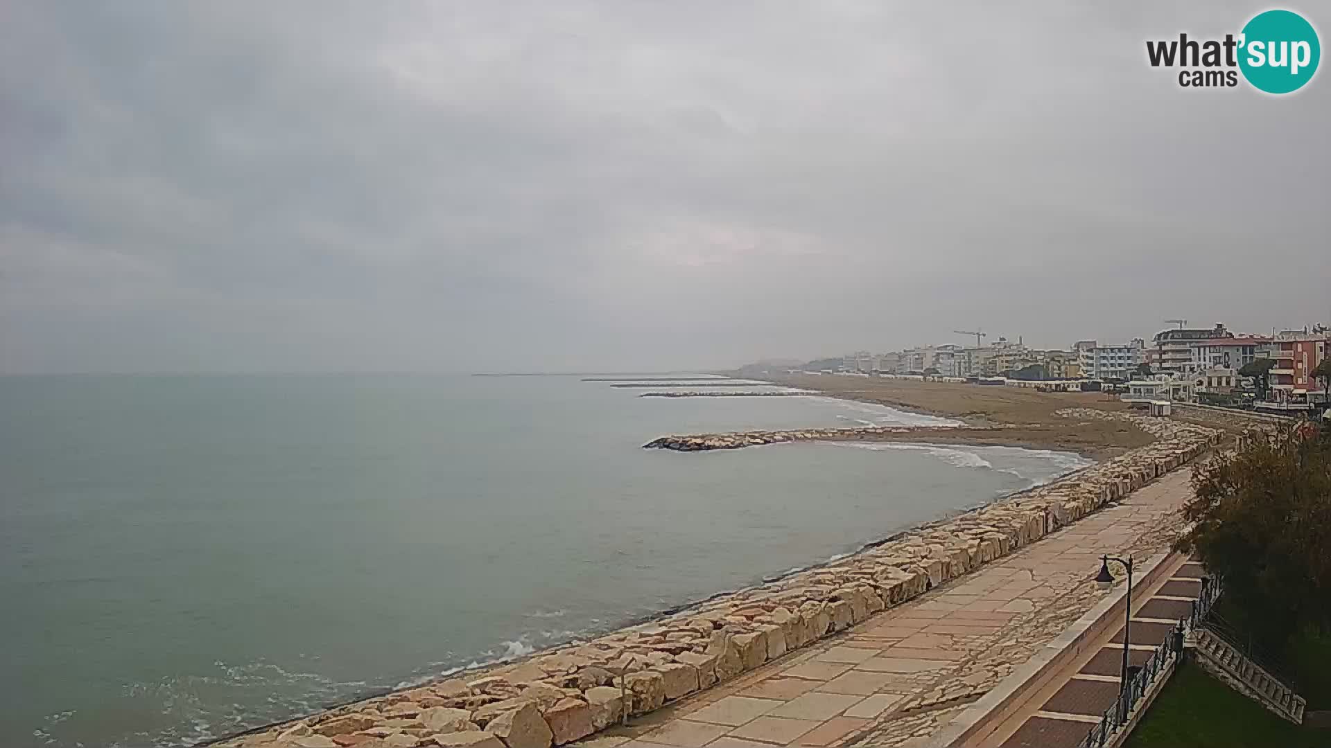Webcam Caorle Ponente – Vue depuis les Marinai di Caorle