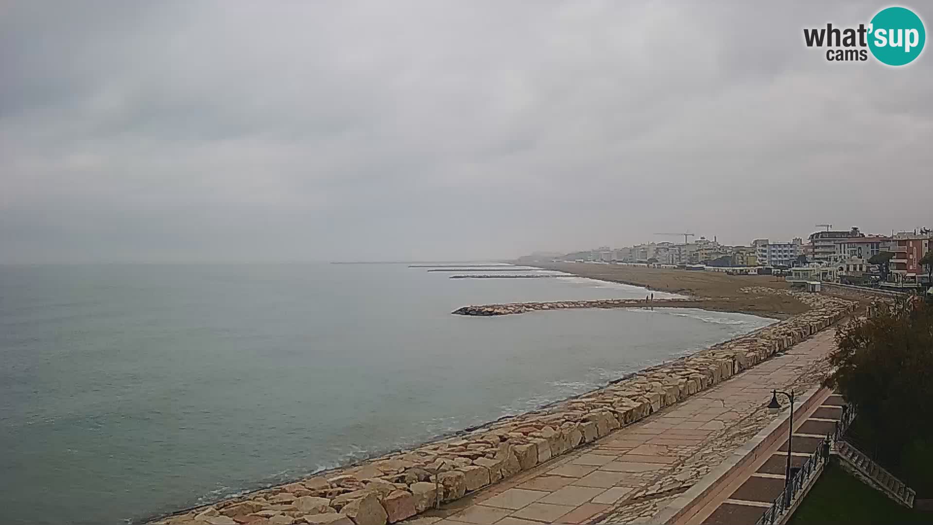 Webcam Caorle Ponente – Blick von Marinai di Caorle