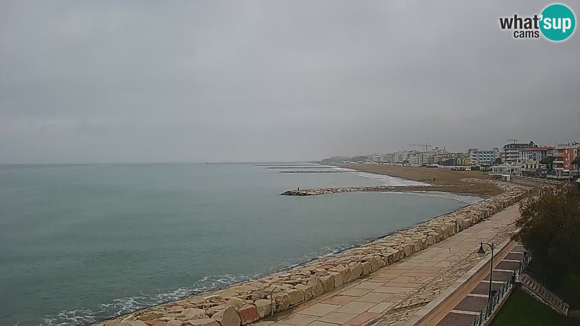 Webcam Caorle Ponente – Blick von Marinai di Caorle
